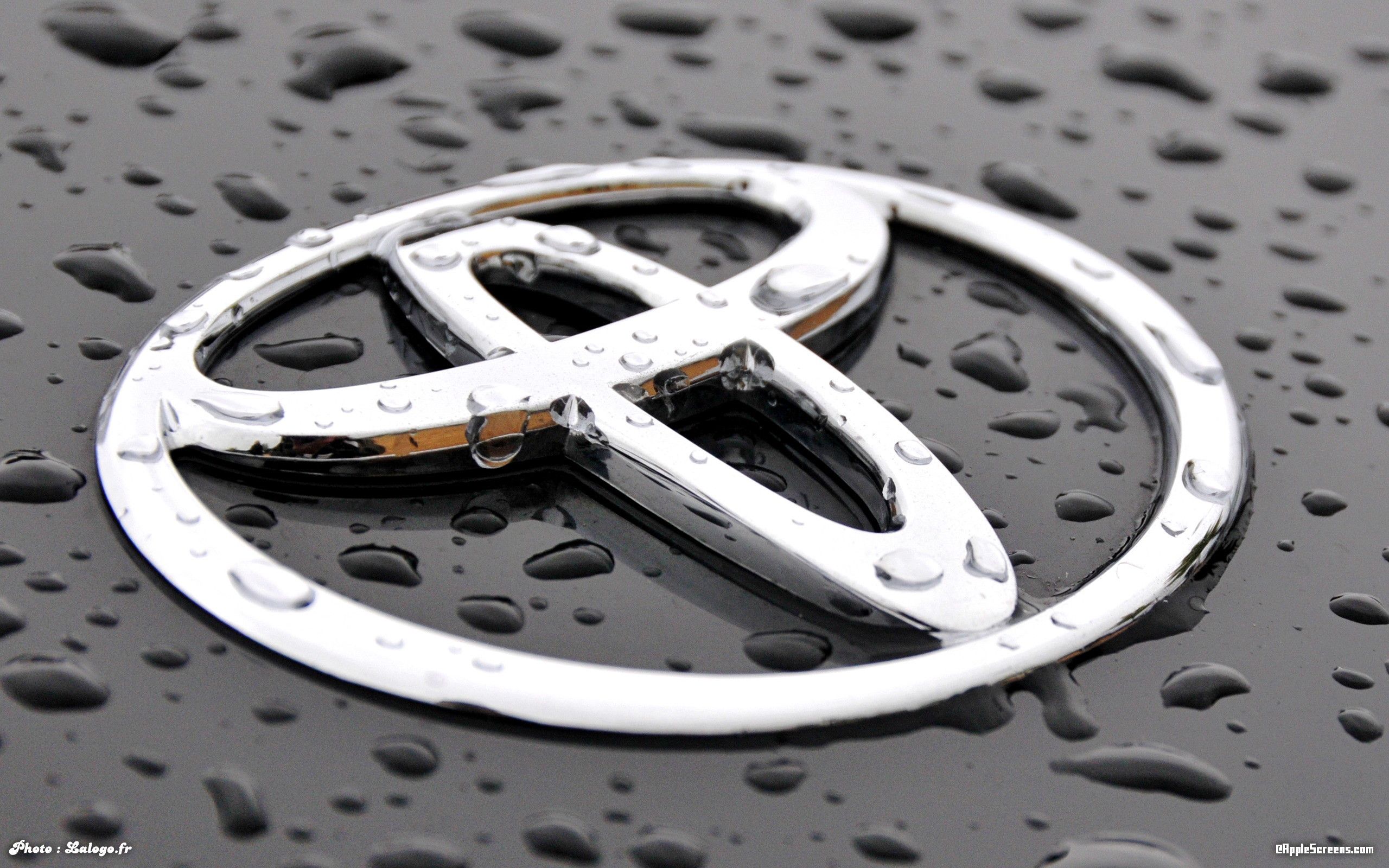 Logo Toyota nero argento, 1920x1080 Full HD 1080p, Desktop