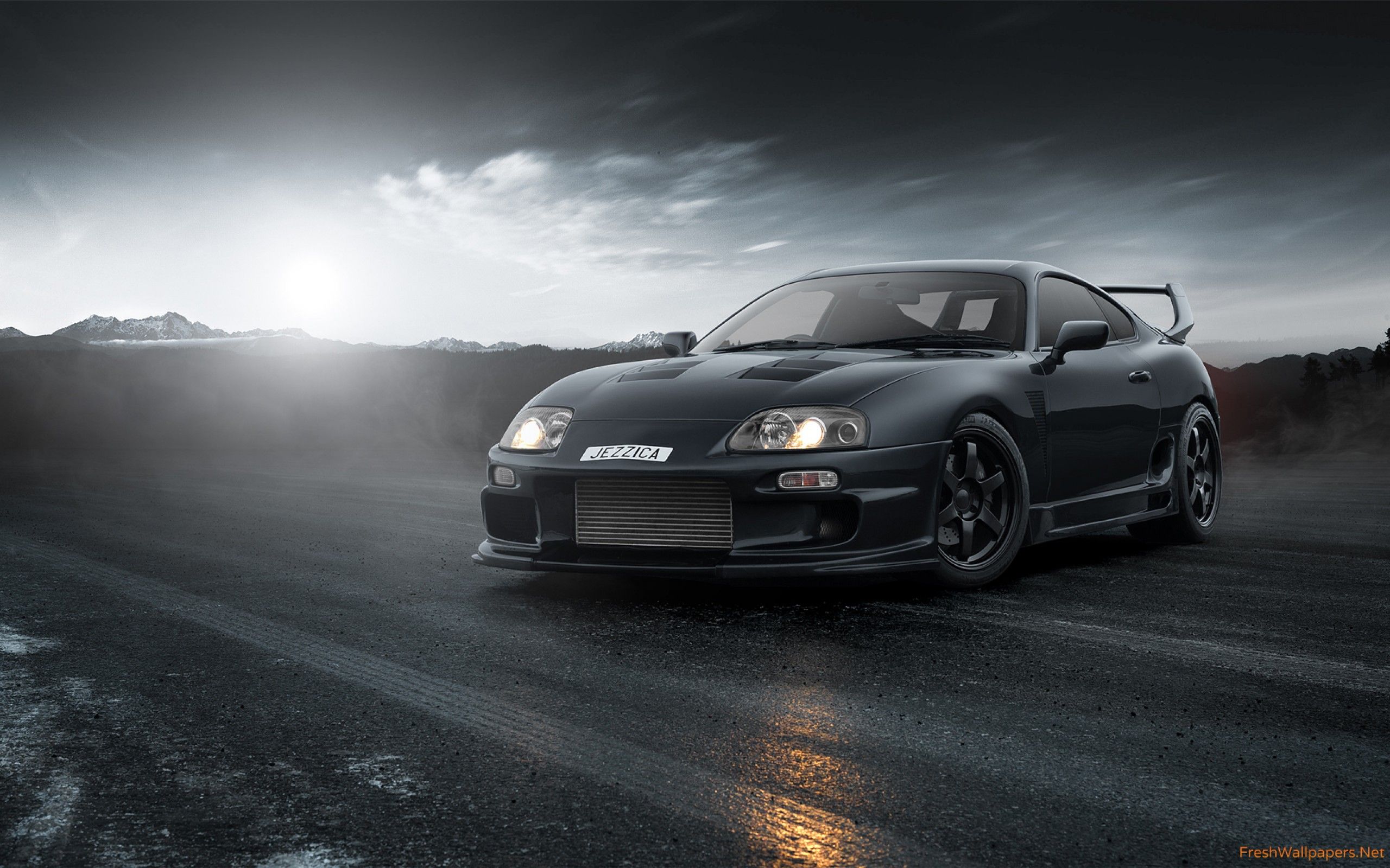 Toyota Corolla nera sportiva, 2048x1536 alta risoluzione, Desktop