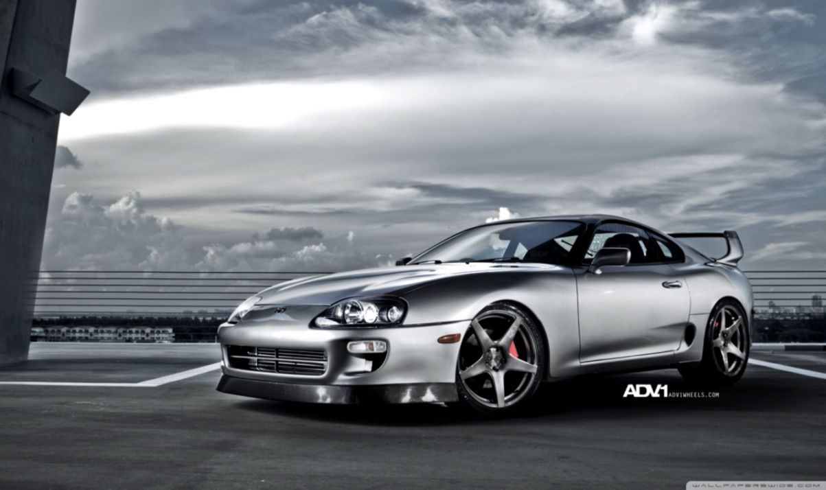 Toyota Supra nera, 2560x1600 WQXGA, PC