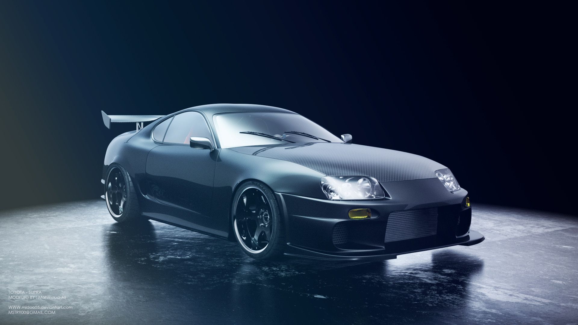Toyota AE86 nera nel bosco, 1920x1080 Full HD 1080p, Desktop