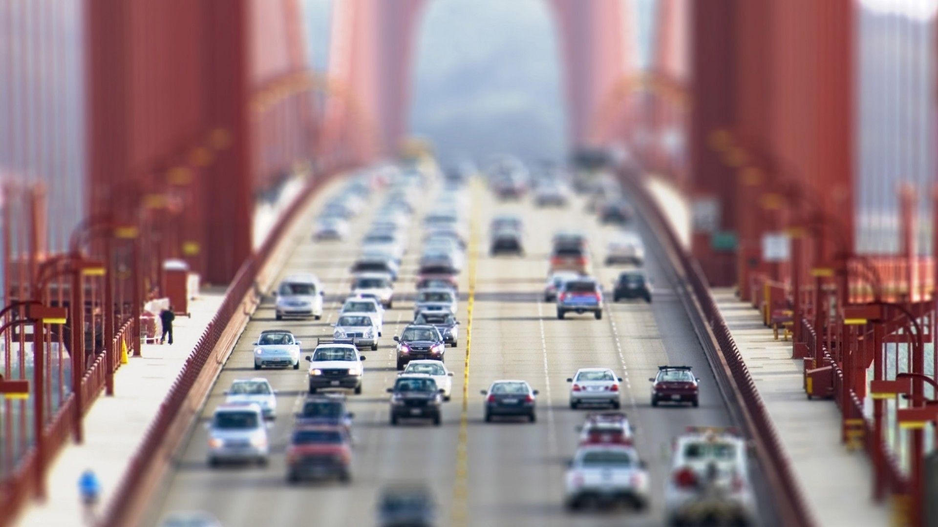 Traffico sul Golden Gate Bridge, 1920x1080 1080p, PC