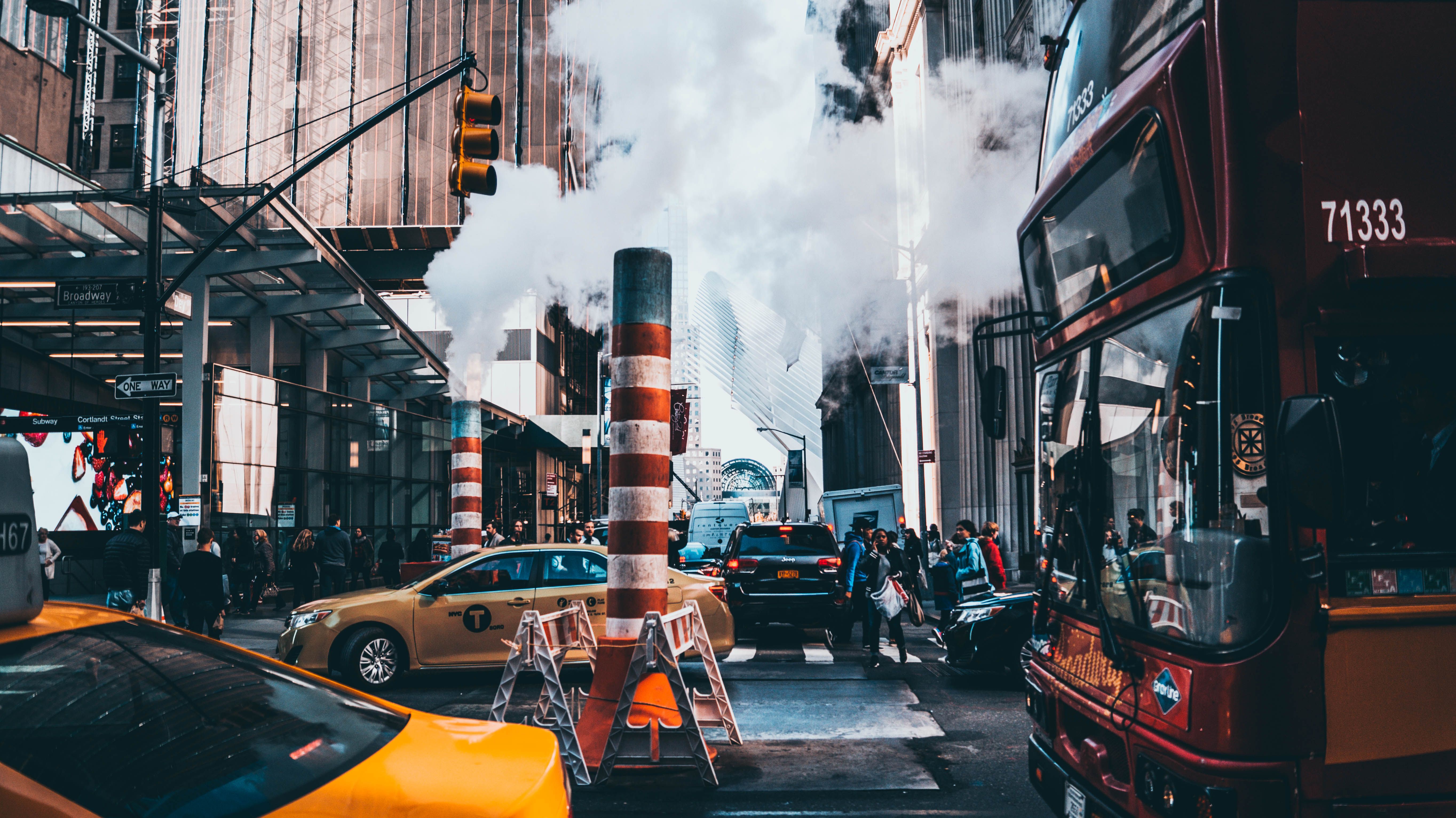 Traffico stradale New York City, 5456x3064 4K, Smart TV 4K