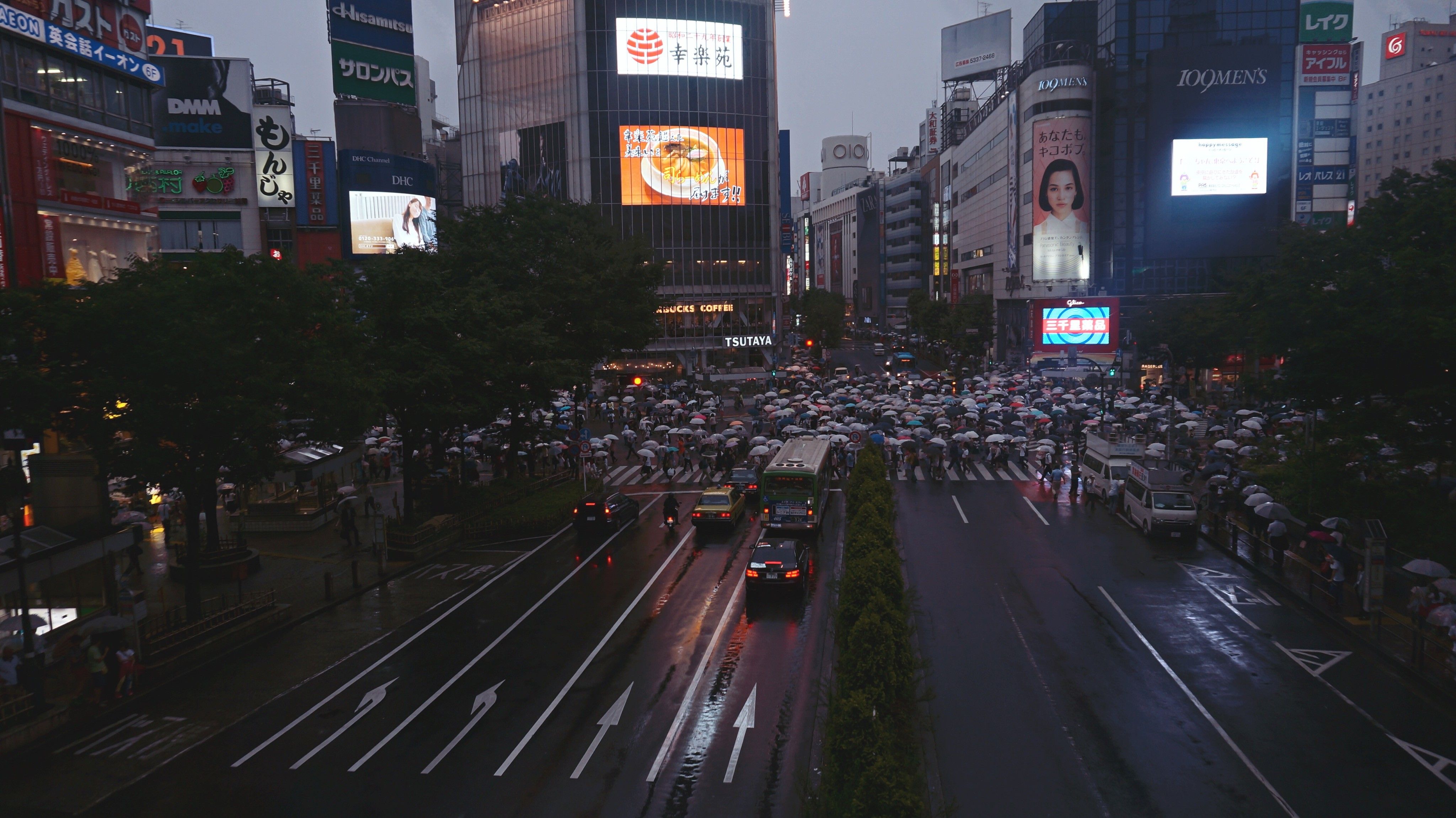 Incrocio Shibuya Tokyo traffico, 4096x2301 4K, Desktop 4K
