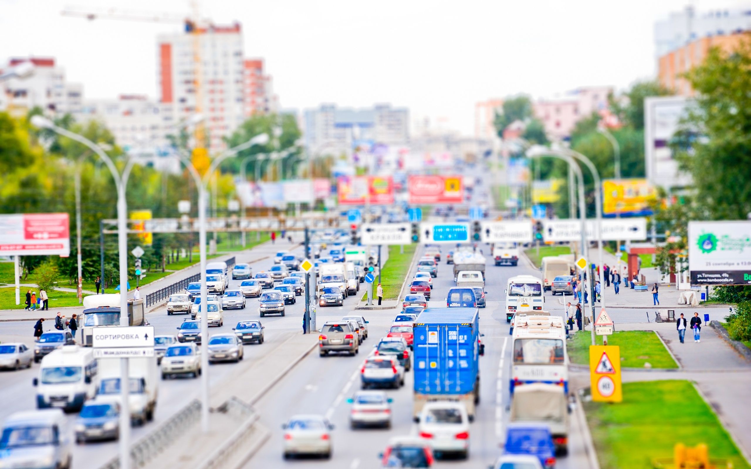Traffico cittadino strada trafficata, 2560x1600 WQXGA, MacBook Pro