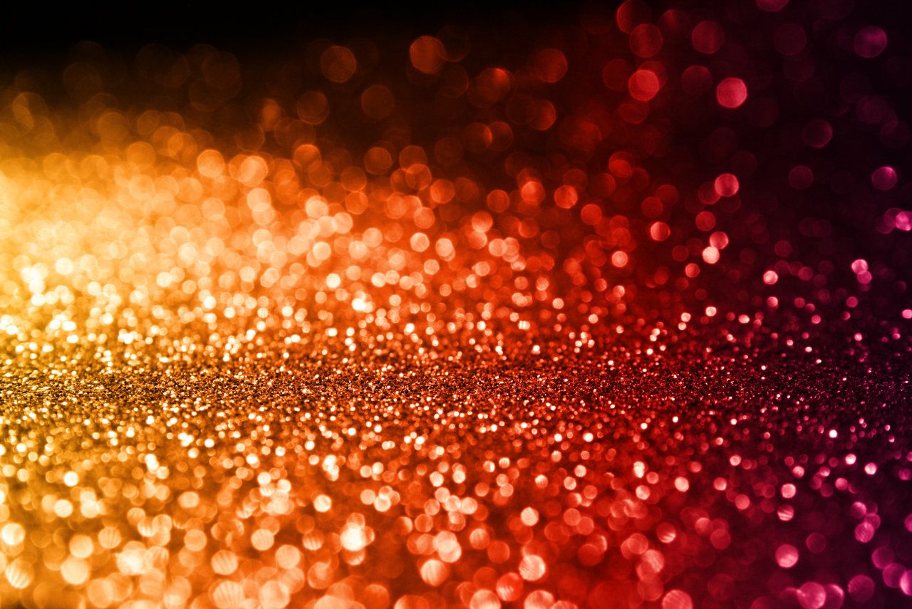 Glitter sfocato arancione rosso, 1280x855 HD, Desktop