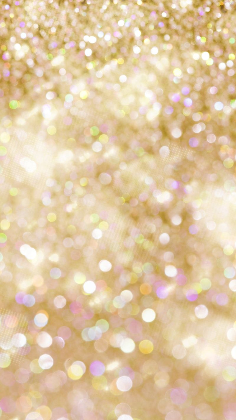 Glitter dorato bokeh sfocato, 800x1422 Verticale, Telefono