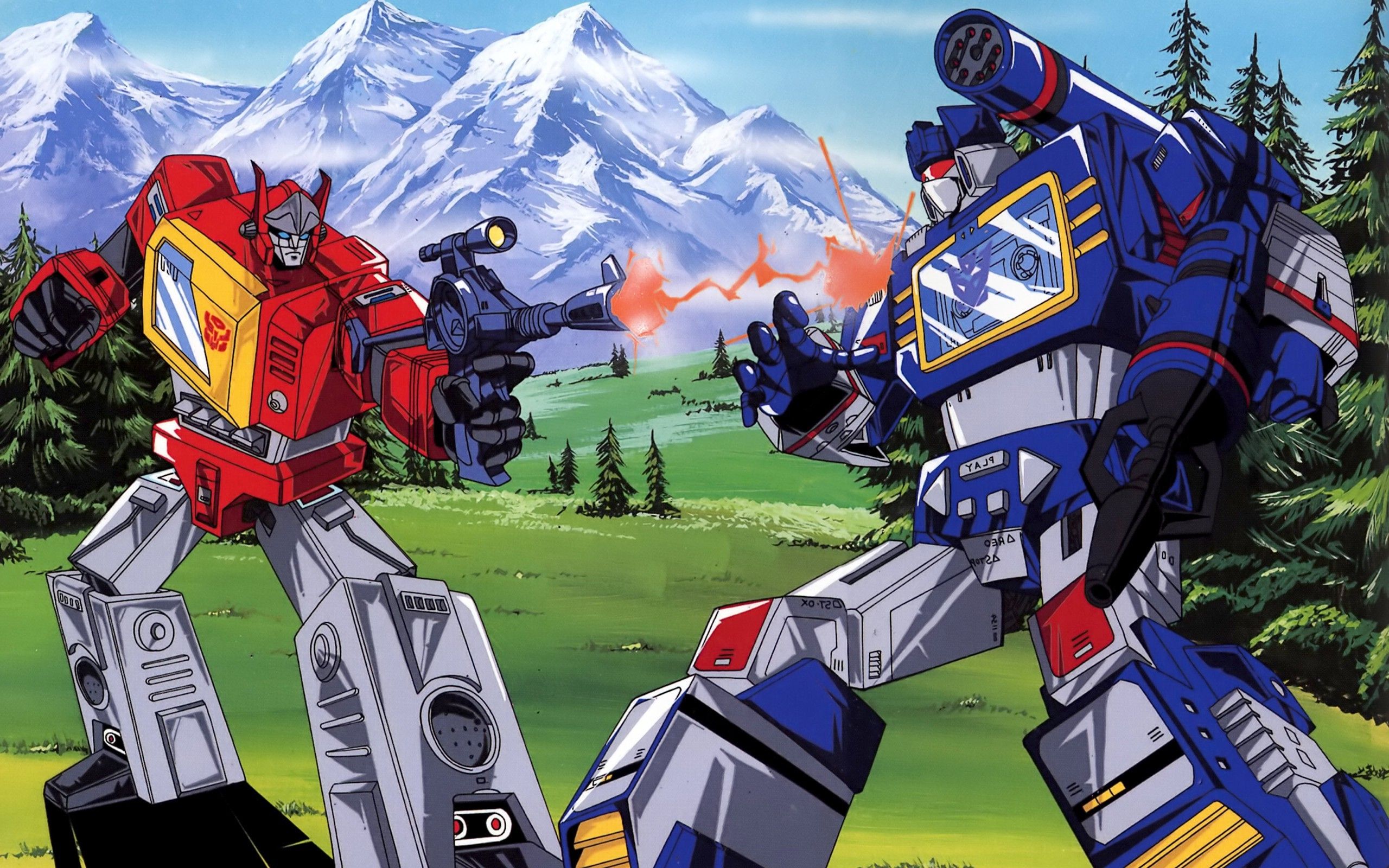 Optimus Prime contro Soundwave G1, 2560x1600 2K, Laptop