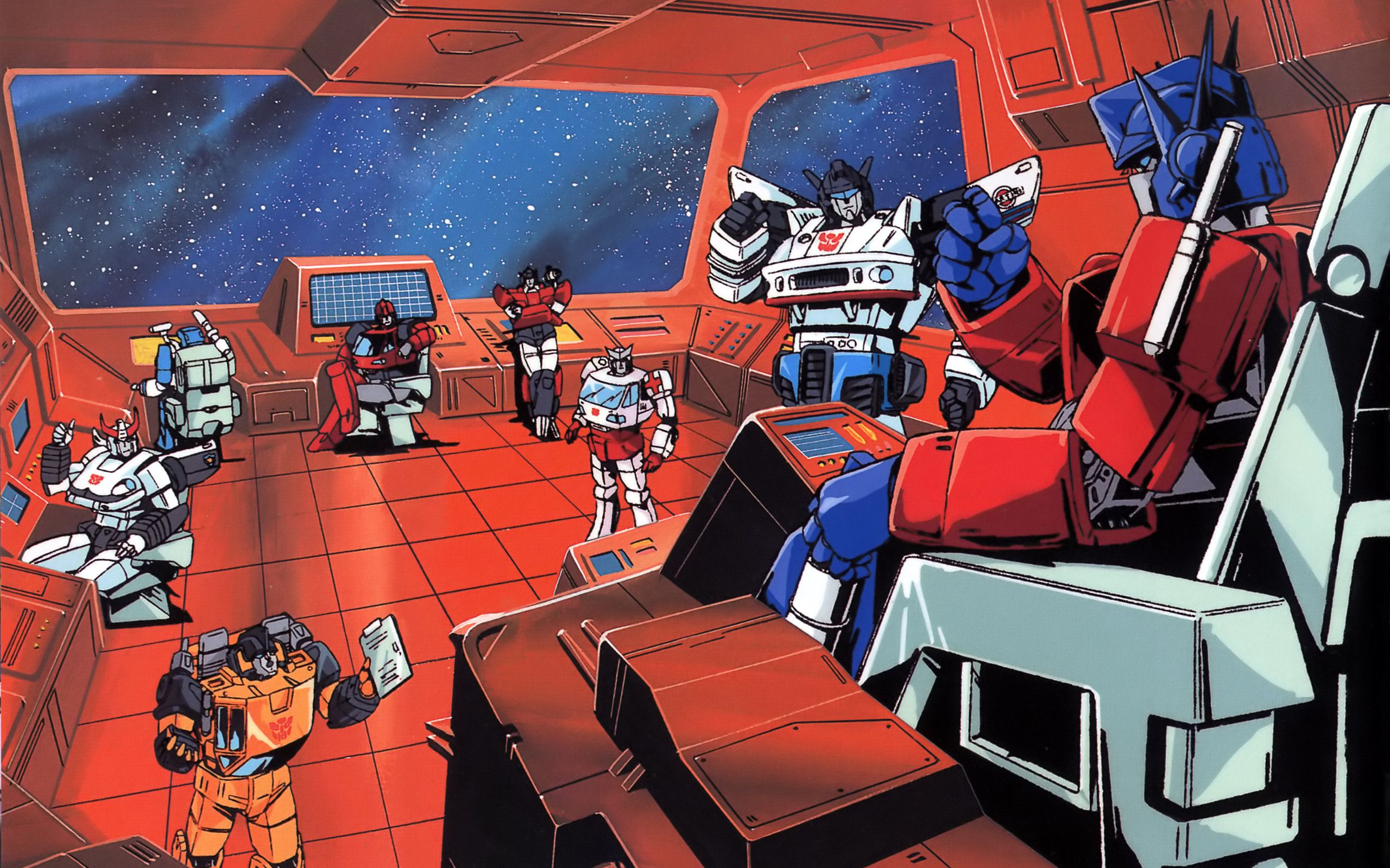 Optimus Prime e Autobots astronave, 2560x1600 2K+, MacBook Pro