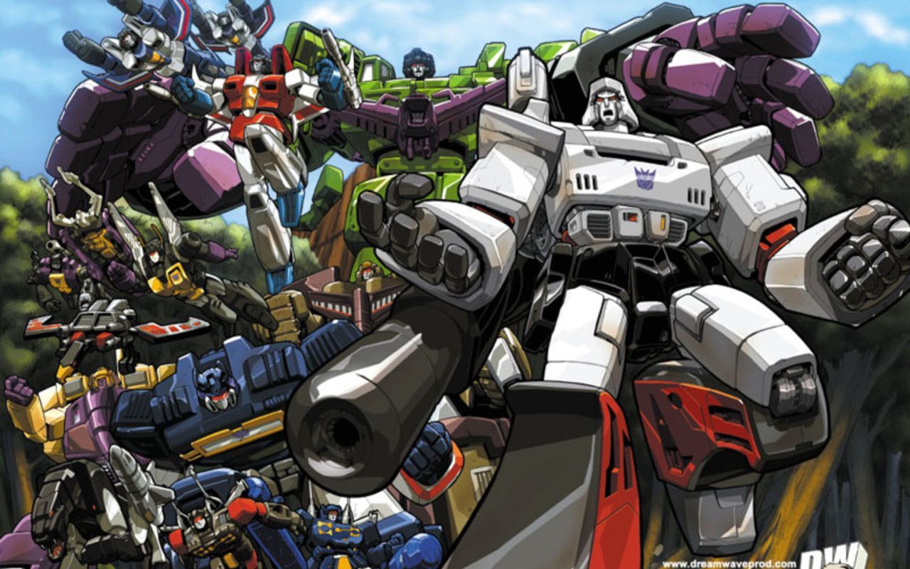Robot Transformers G1 gruppo, 1280x800 720p, Laptop