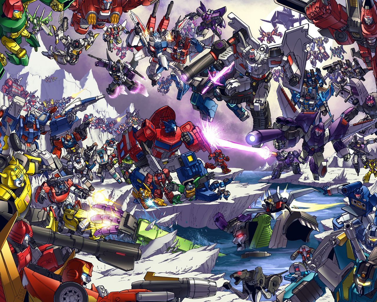 Battaglia Transformers G1 robot, 1280x1024 HD, ROG Asus Laptop