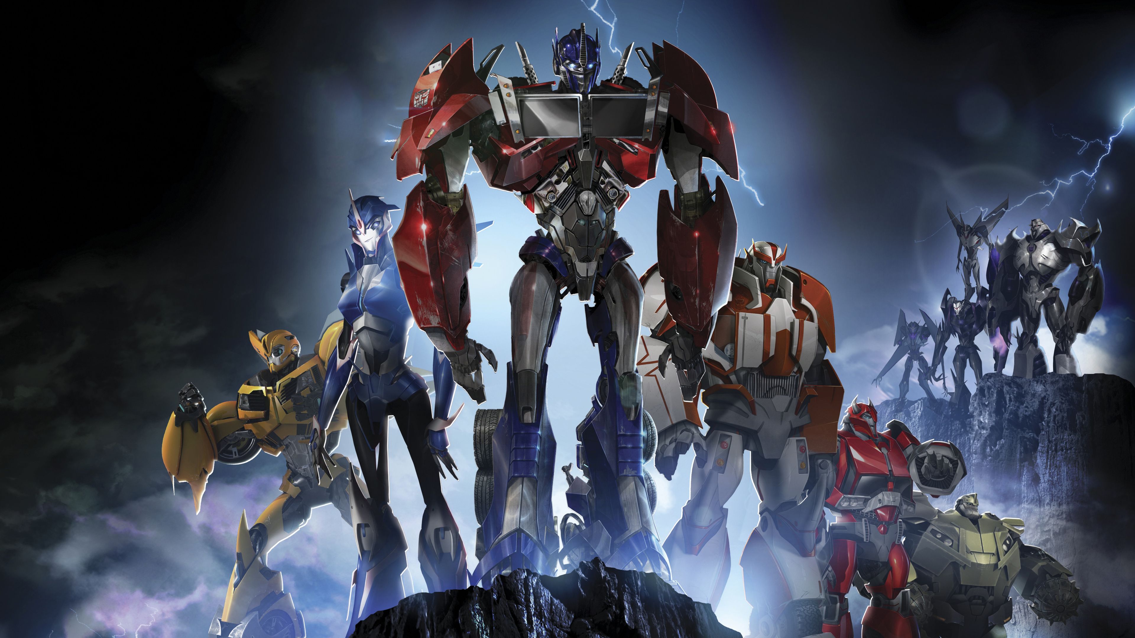 Transformers Prime robot gruppo, 3840x2160 Ultra HD, 4K TV