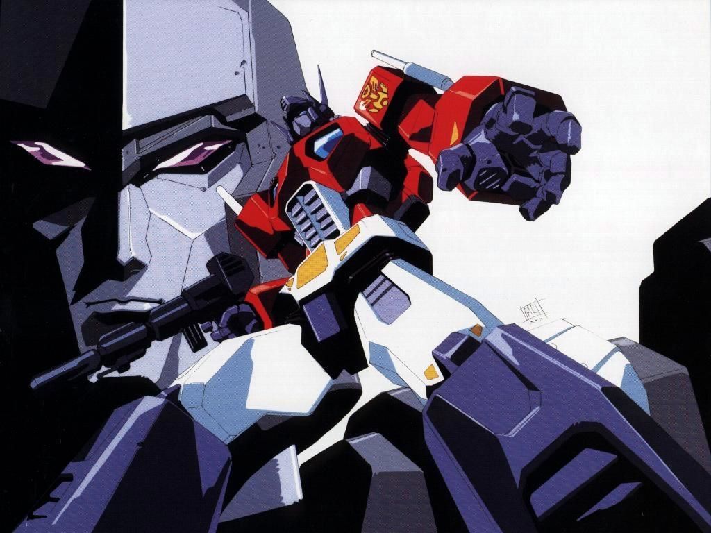 Optimus Prime vs Megatron Transformers, 1024x768 HD, PC