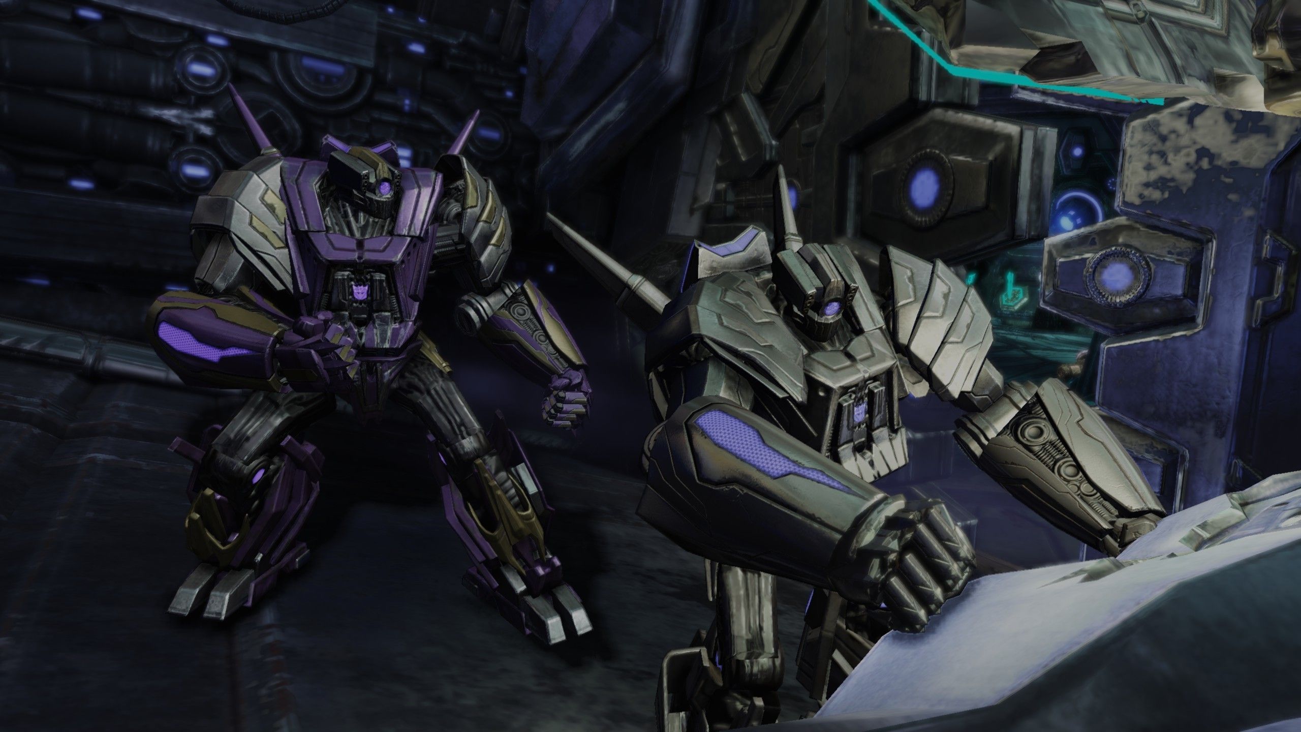 Robot Transformers scena notturna, 2560x1440 2K QHD, PC