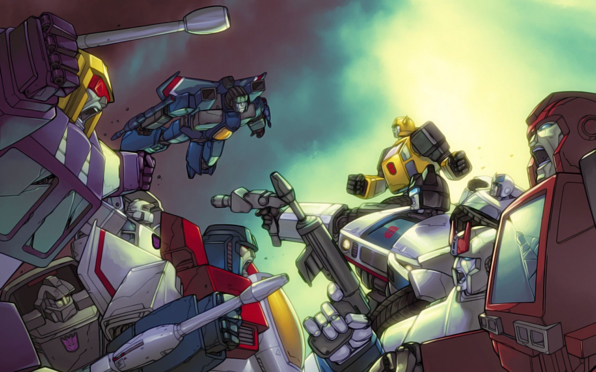 Transformers G1 Autobots confronto, 1920x1200 WUXGA, Desktop