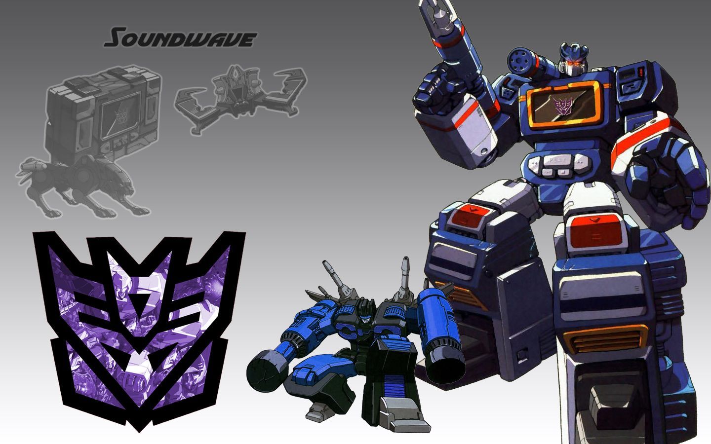 Soundwave Transformers G1 Decepticon, 1440x900 HD, Desktop