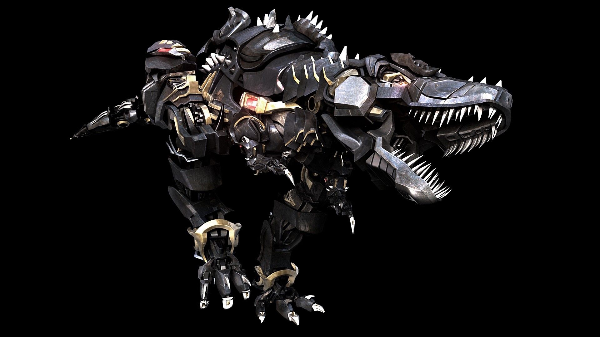 Grimlock robot dinosauro nero, 1920x1080 Full HD, Desktop