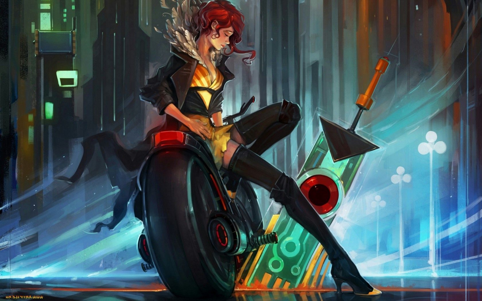Transistor, Supergiant Games, 1680x1050 HD, PC