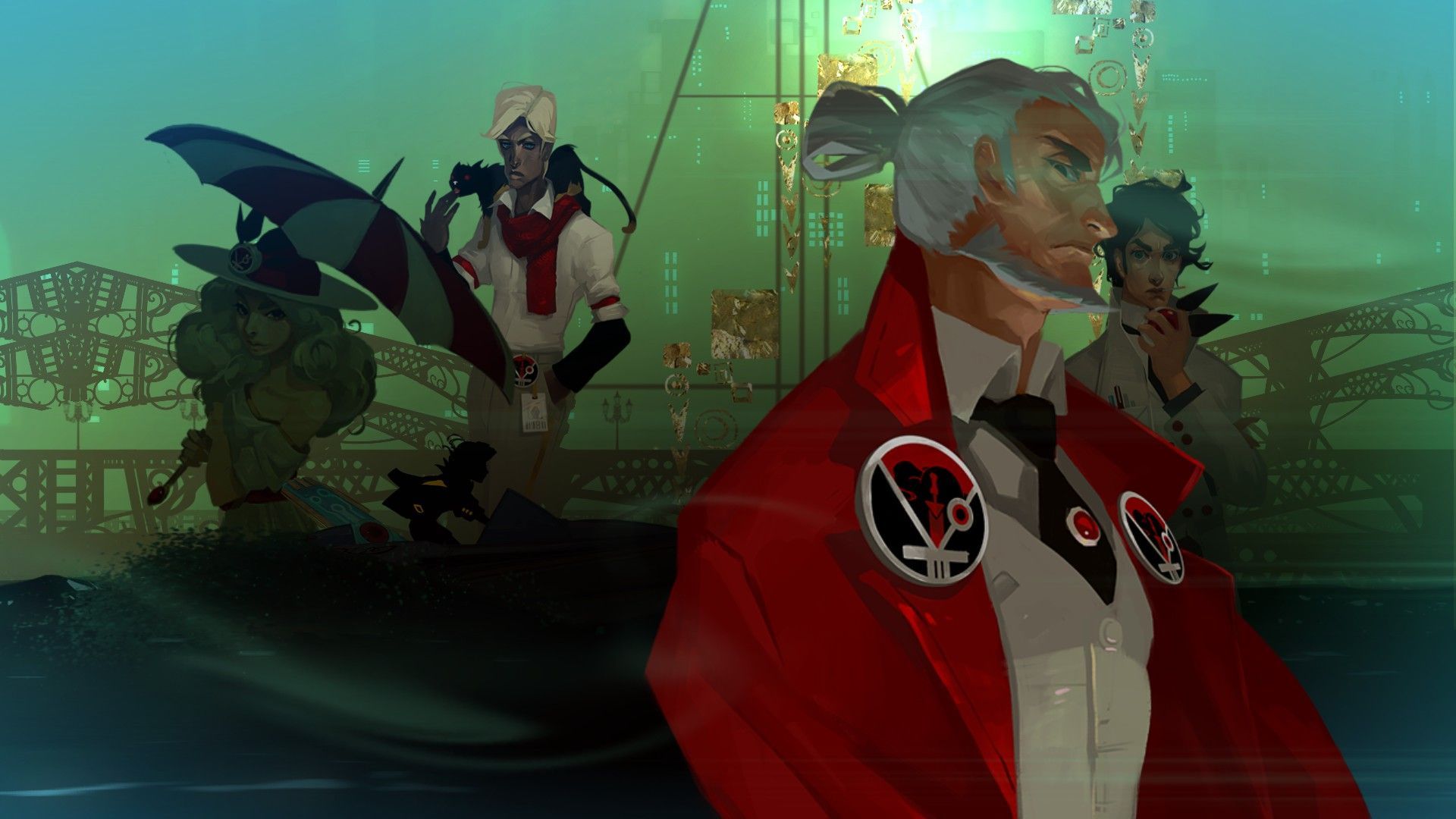 Transistor personaggi Camerata verdi, 1920x1080 1080p, Desktop