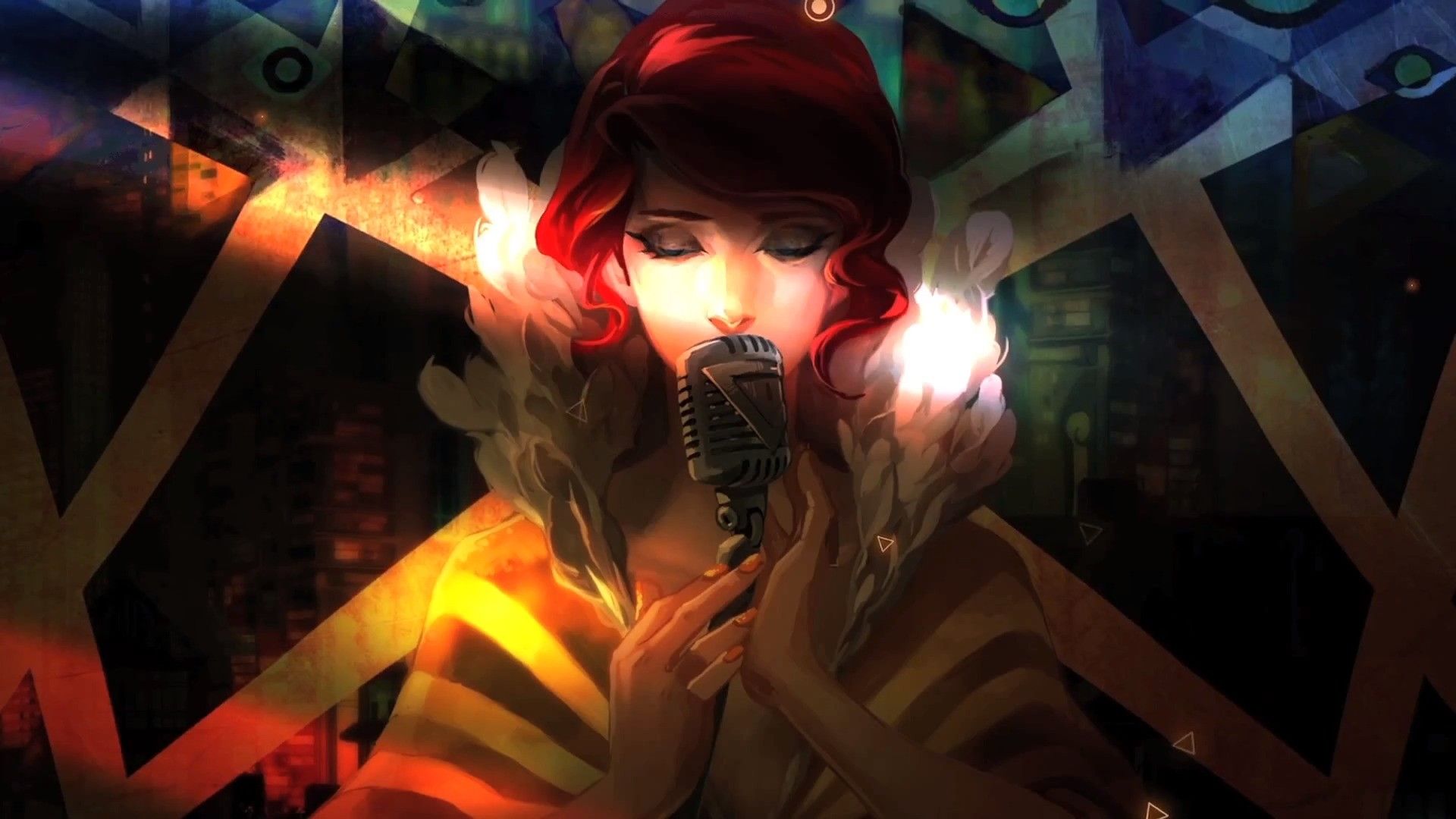 Red, personaggio videogioco Transistor, 1920x1080 Full HD 1080p, PC Desktop