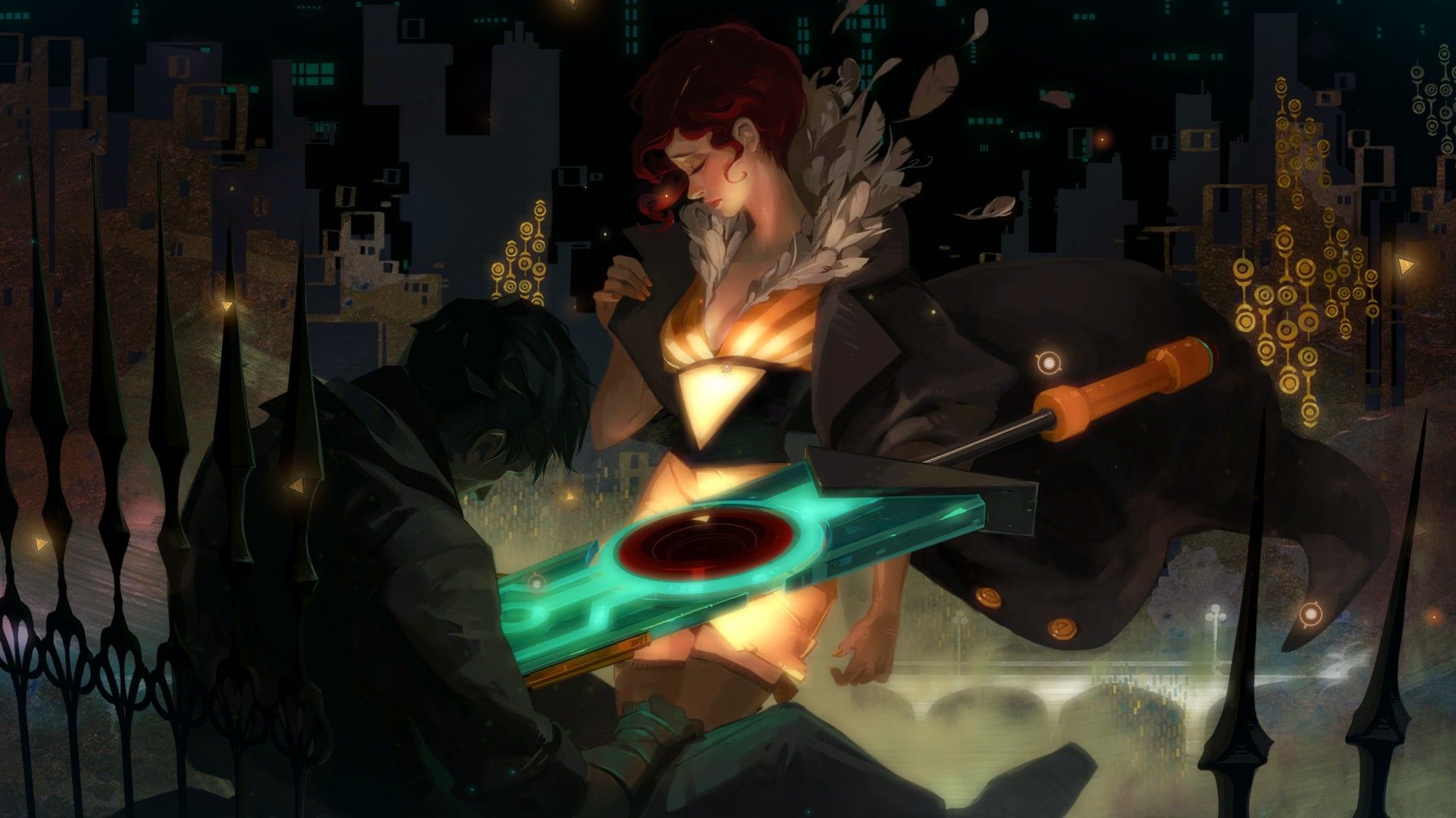 Red, Transistor videogioco, 1920x1080 1080p, PC Desktop