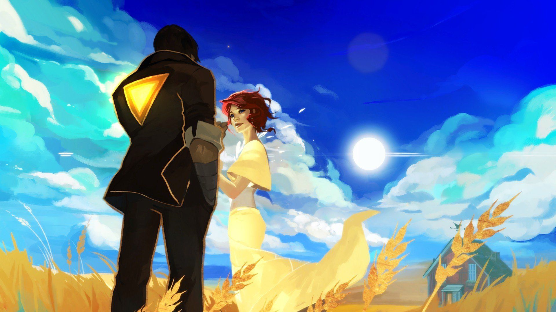 Red e Transistor, campo di grano, 1920x1080 Full HD 1080p, Laptop