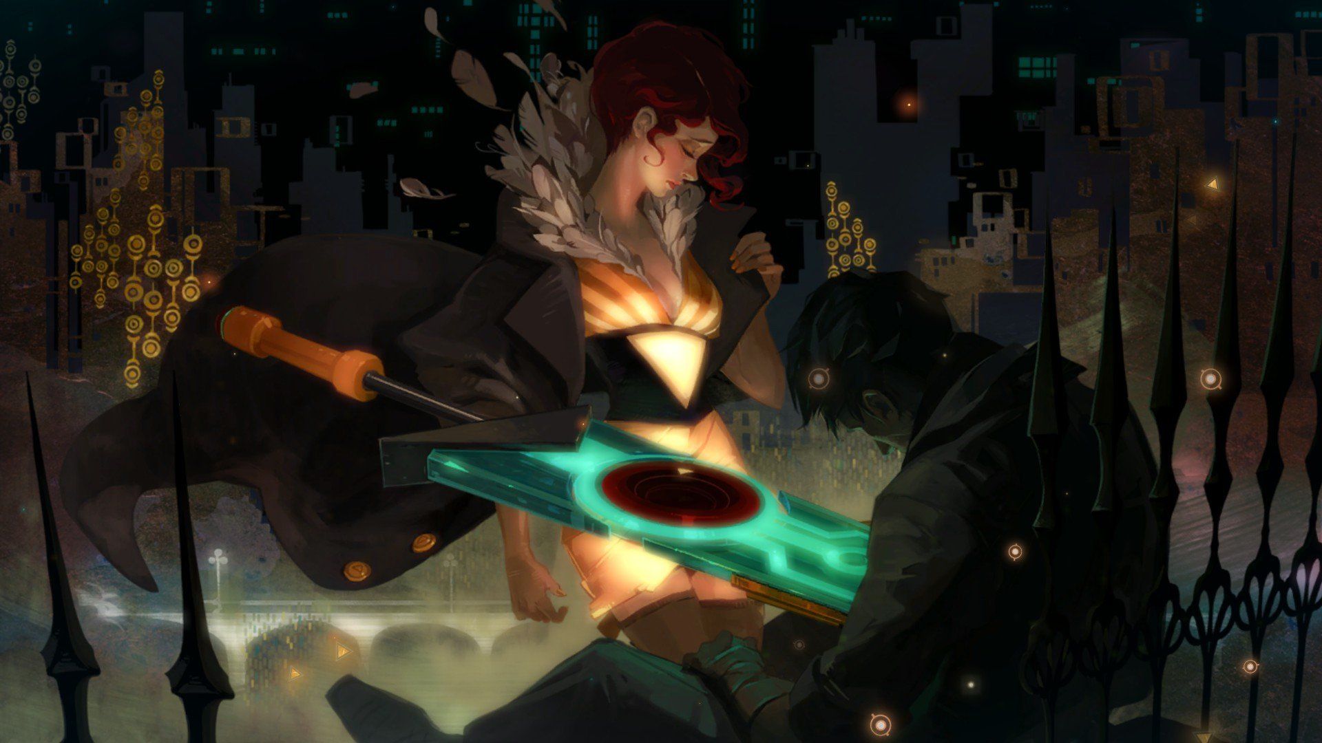 Red con spada Transistor, 1920x1080 Full HD 1080p, PC