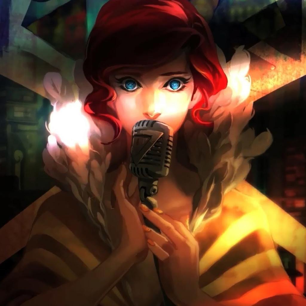 Red, personaggio Transistor gioco, 1024x1024 HD, Desktop