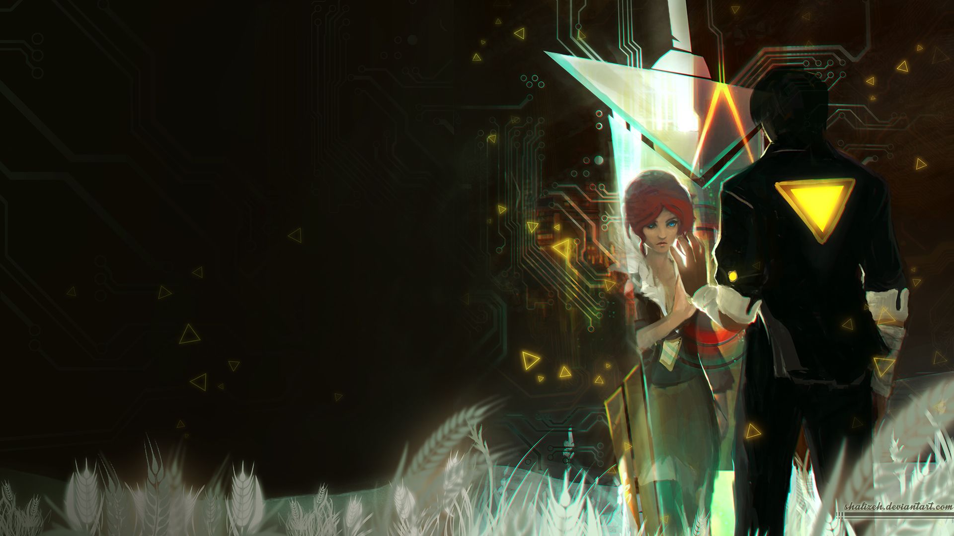 Transistor gioco, Red e spada, 1920x1080 Full HD 1080p, Desktop