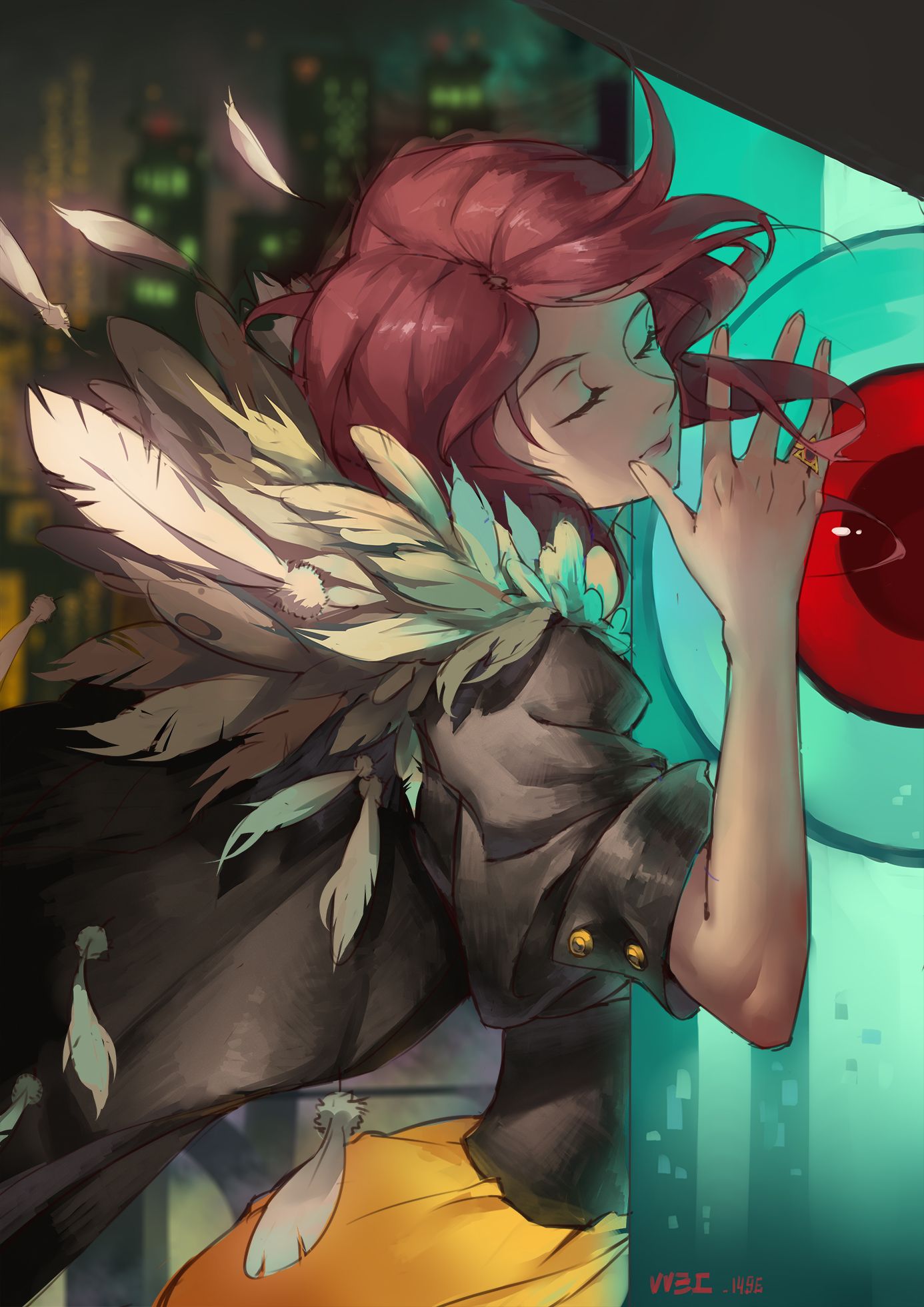 Ragazza alata Transistor gioco, 1386x1960 Verticale, Mobile