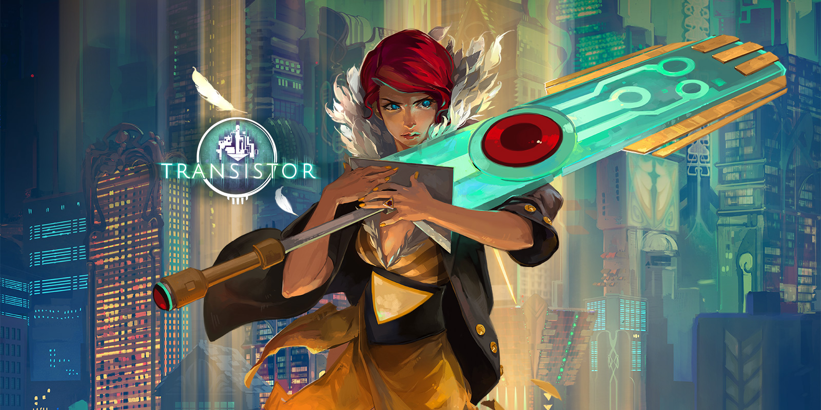 Red, personaggio Transistor videogioco, 1600x800 HD, PC