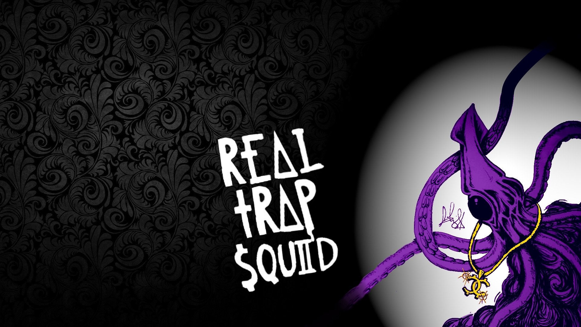 Real Trap Squid illustrazione, 1920x1080 Full HD, PC