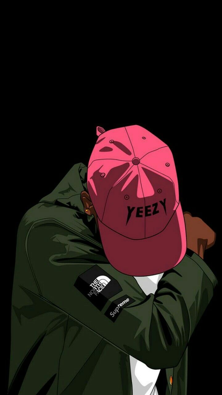 Ragazzo cappellino rosa Yeezy, 720x1280 Verticale, Telefono