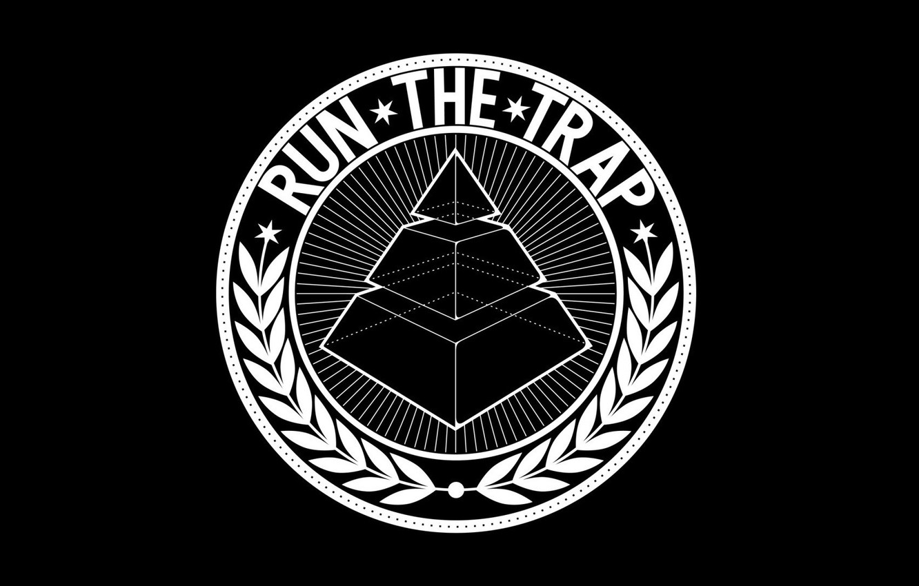 Logo Run The Trap piramide, 1332x850 HD, Desktop