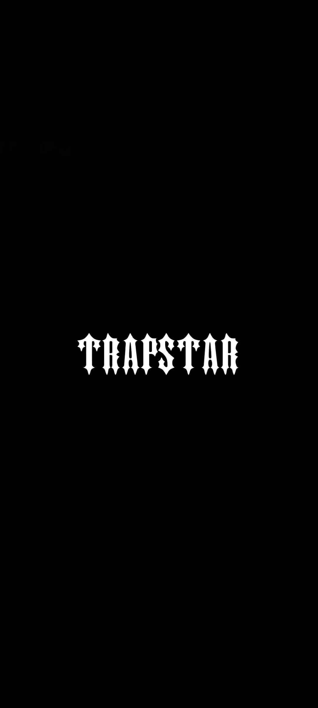 Logo Trapstar nero, 1080x2400 Full HD Verticale, Smartphone