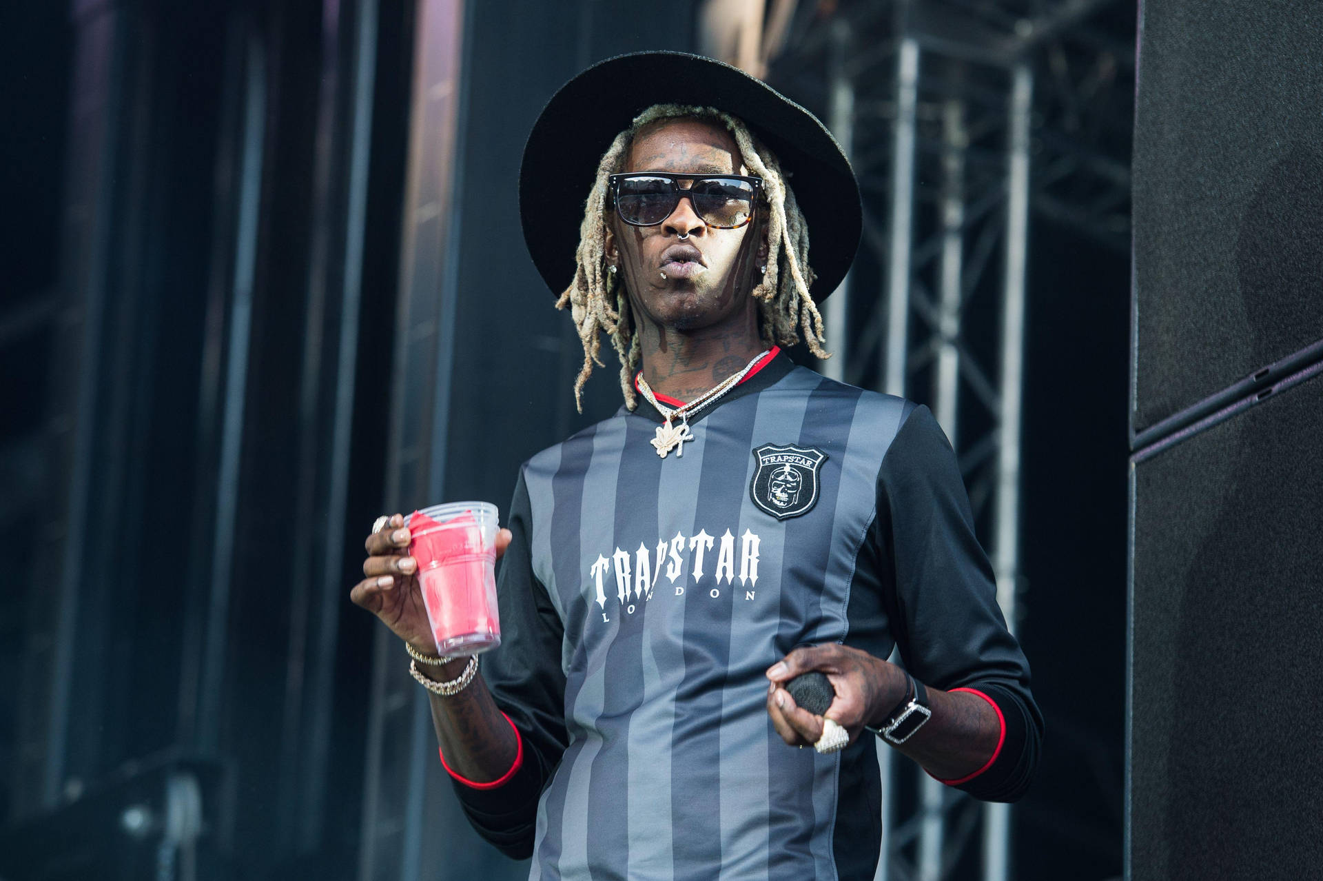 Young Thug su palco, 1920x1278 WUXGA, Laptop