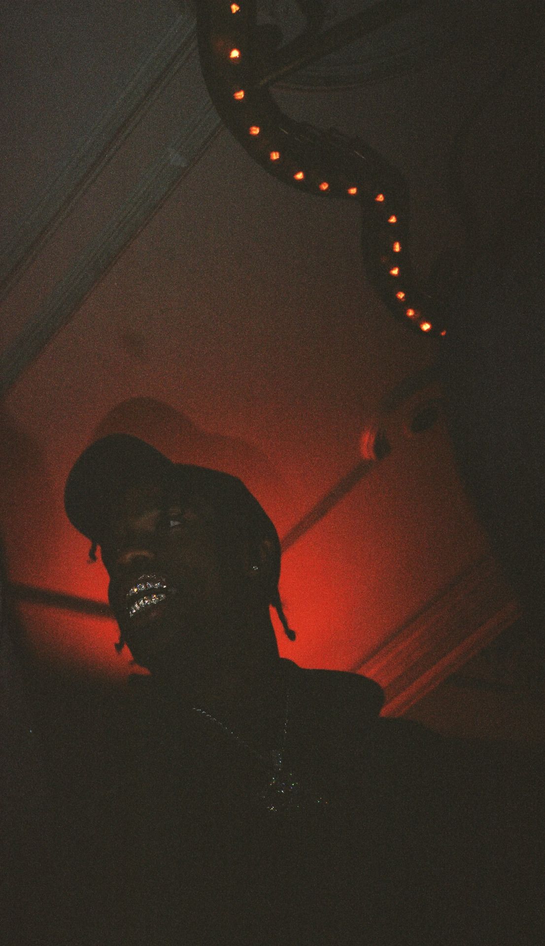Travis Scott silhouette rossa, 1106x1920 Full HD Verticale, Samsung Galaxy