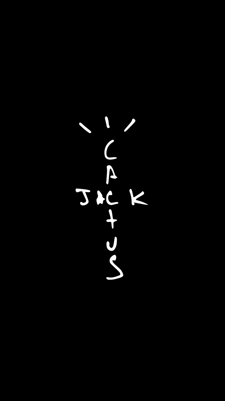 Logo Cactus Jack nero, 720x1280 Verticale, Mobile