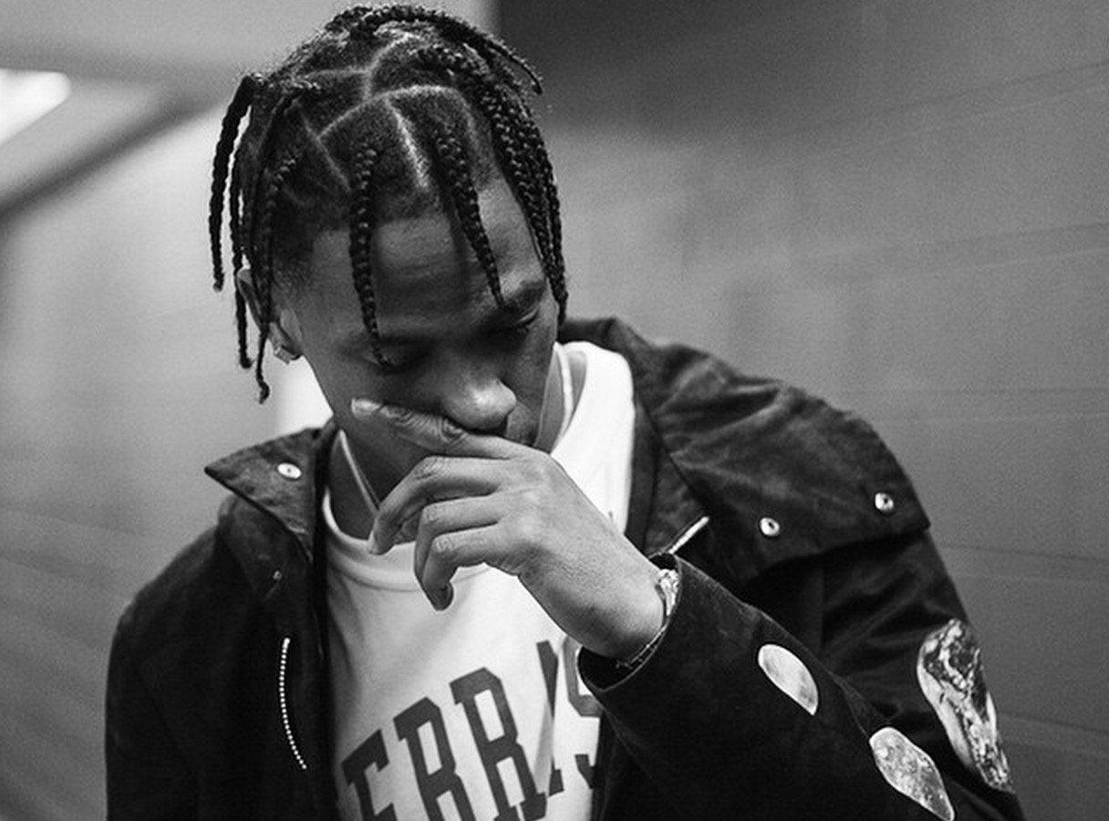 Travis Scott bianco e nero, 1216x900 HD, Desktop
