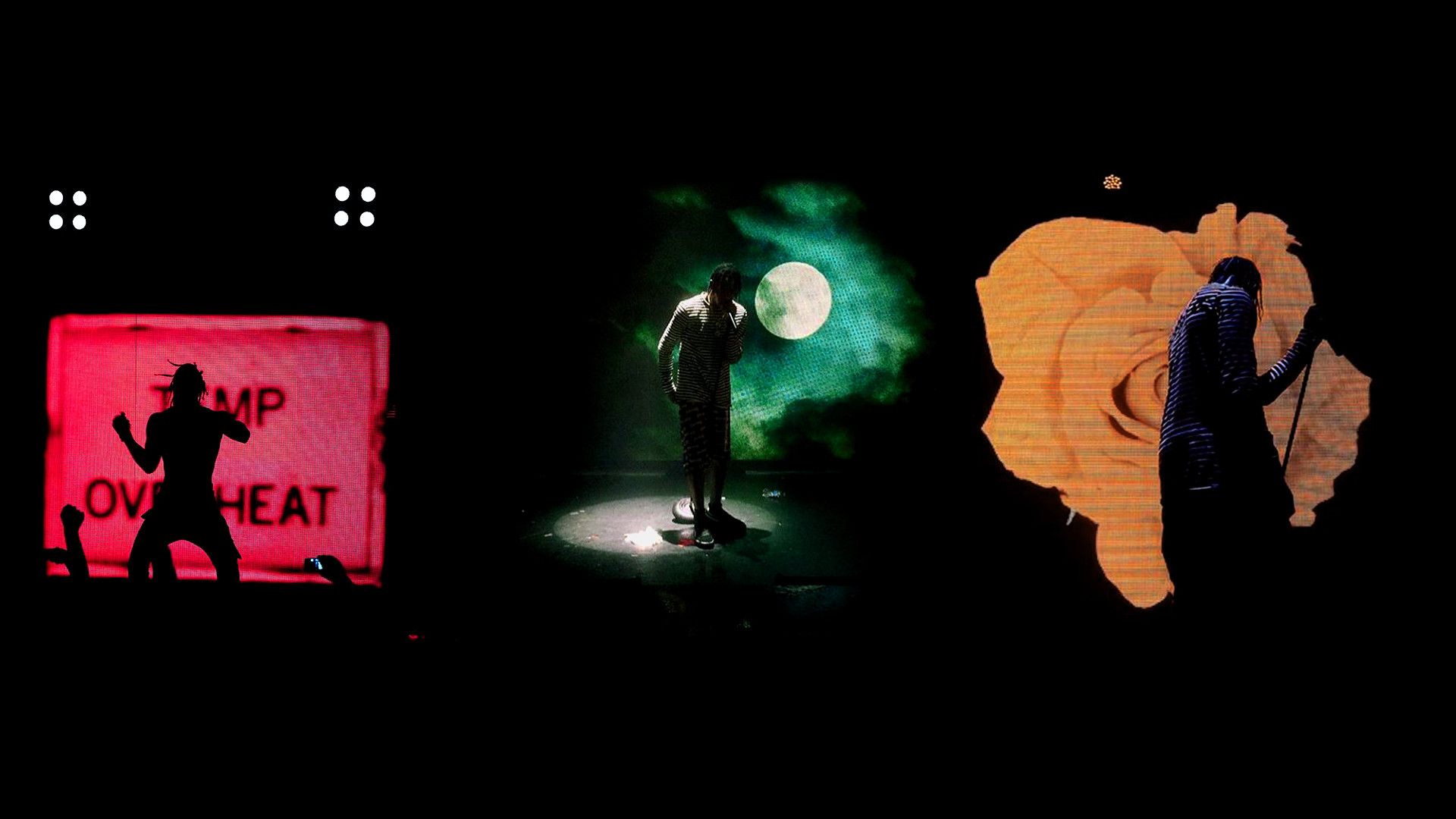 Travis Scott collage silhouette, 1920x1080 1080p, Laptop