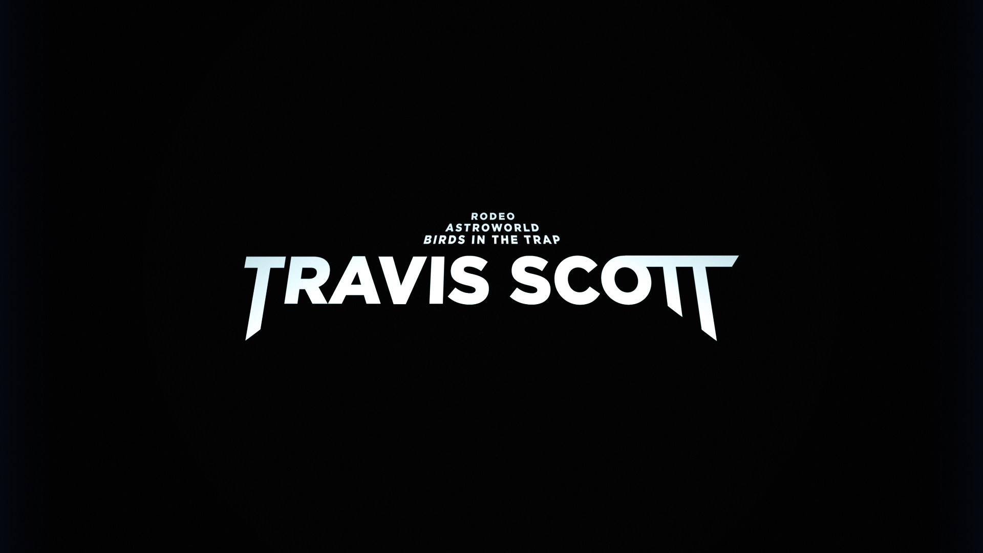 Logo Travis Scott nero, 1920x1080 1080p, Laptop