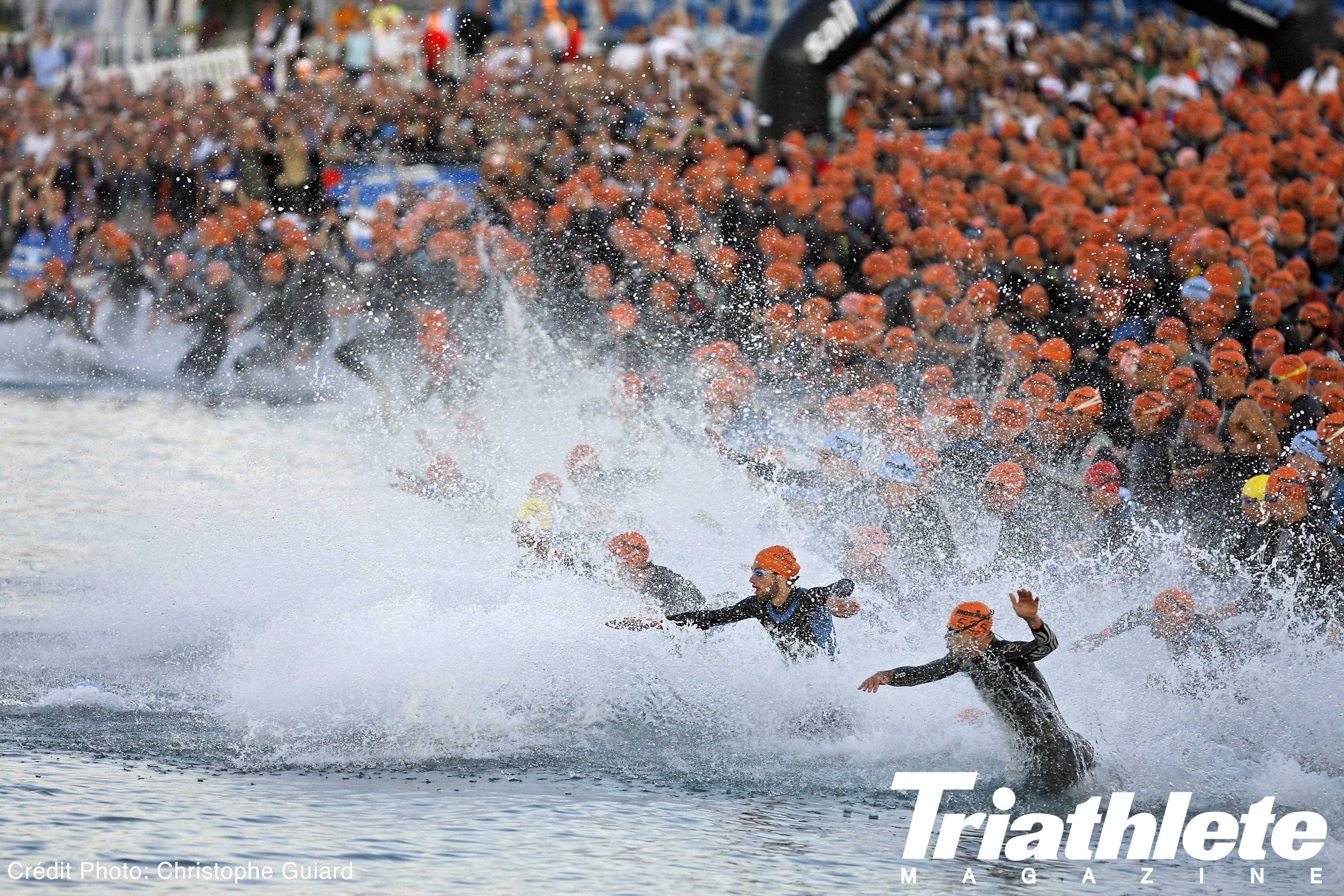 Nuotatori triathlon in acqua, 1920x1200 Full HD+ WUXGA, Desktop