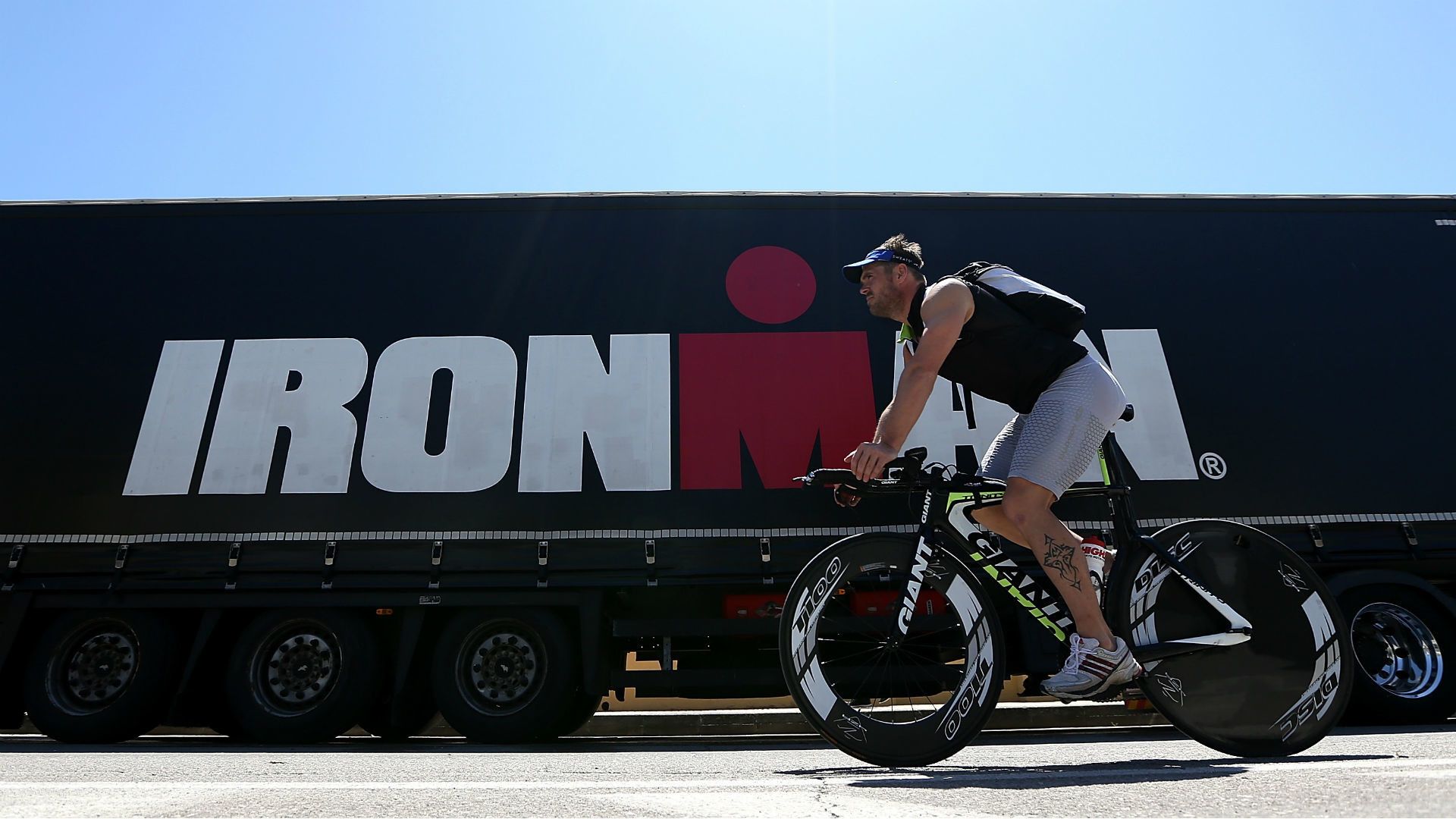 Ciclista Ironman camion triathlon, 1920x1080 1080p, PC Desktop
