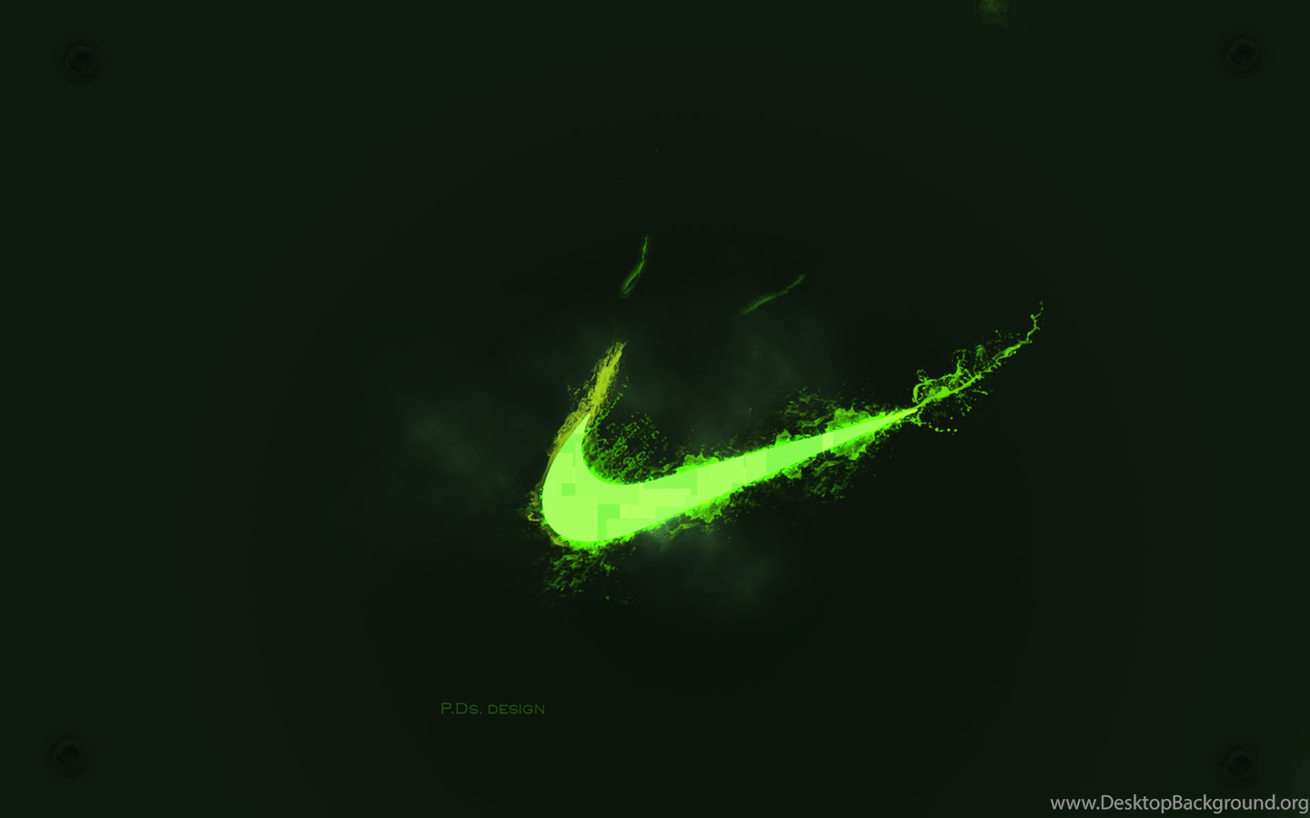 Logo Nike sfondo nero, 750x1334 Verticale, Mobile