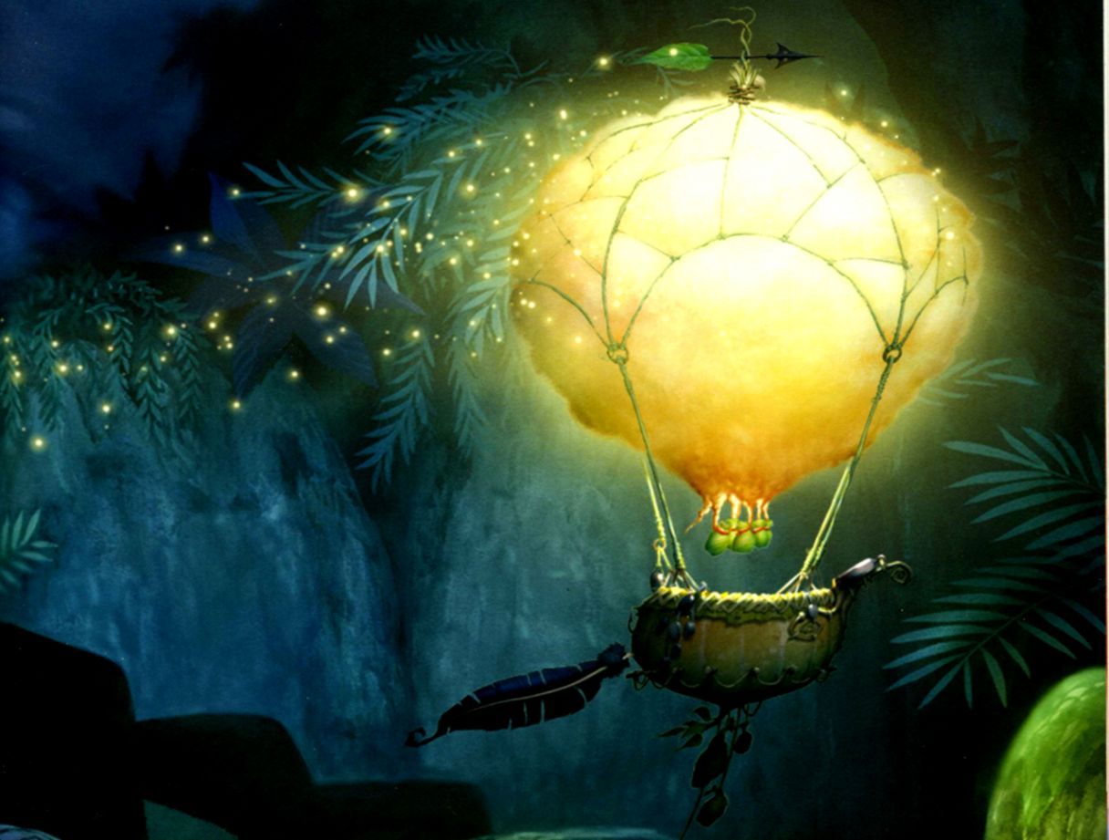 Trilli mongolfiera magica notte, 1216x921 HD, Laptop