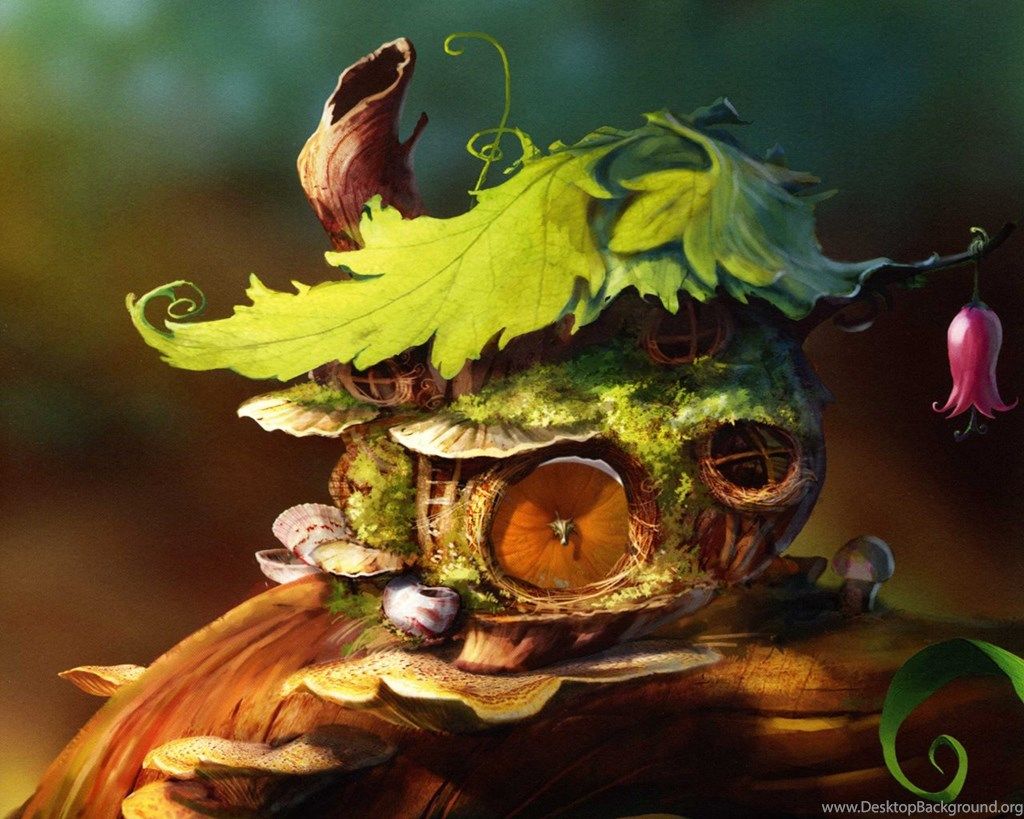 Casetta fata Trilli fantasy, 1024x819 HD, PC