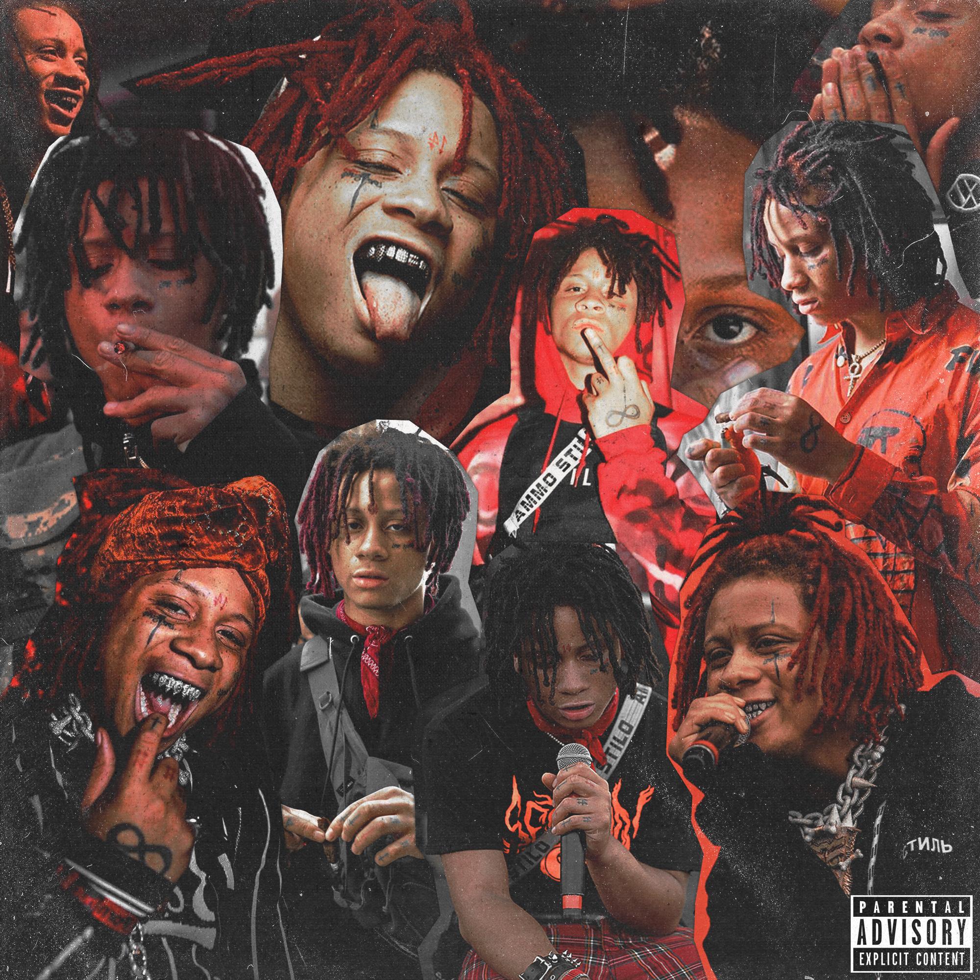 Collage Trippie Redd rapper, 2000x2000 alta risoluzione, Laptop