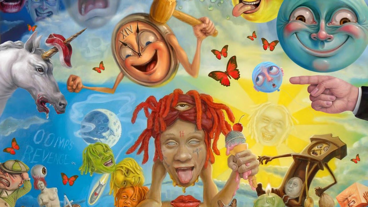 Trippie Redd copertina album colorata, 1280x720 HD, Desktop