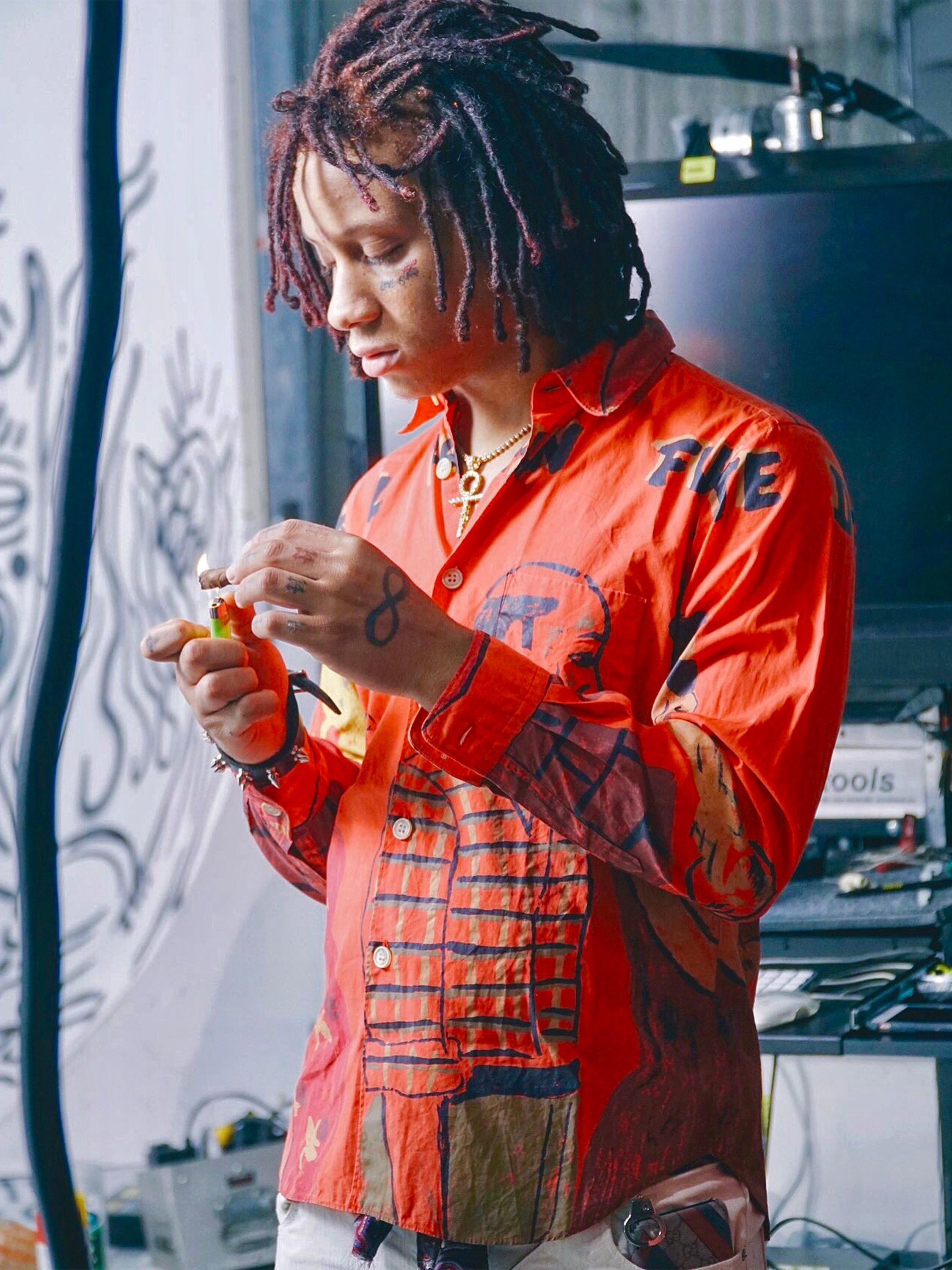 Trippie Redd giacca arancione, 2250x3000 Full HD Verticale, iPhone