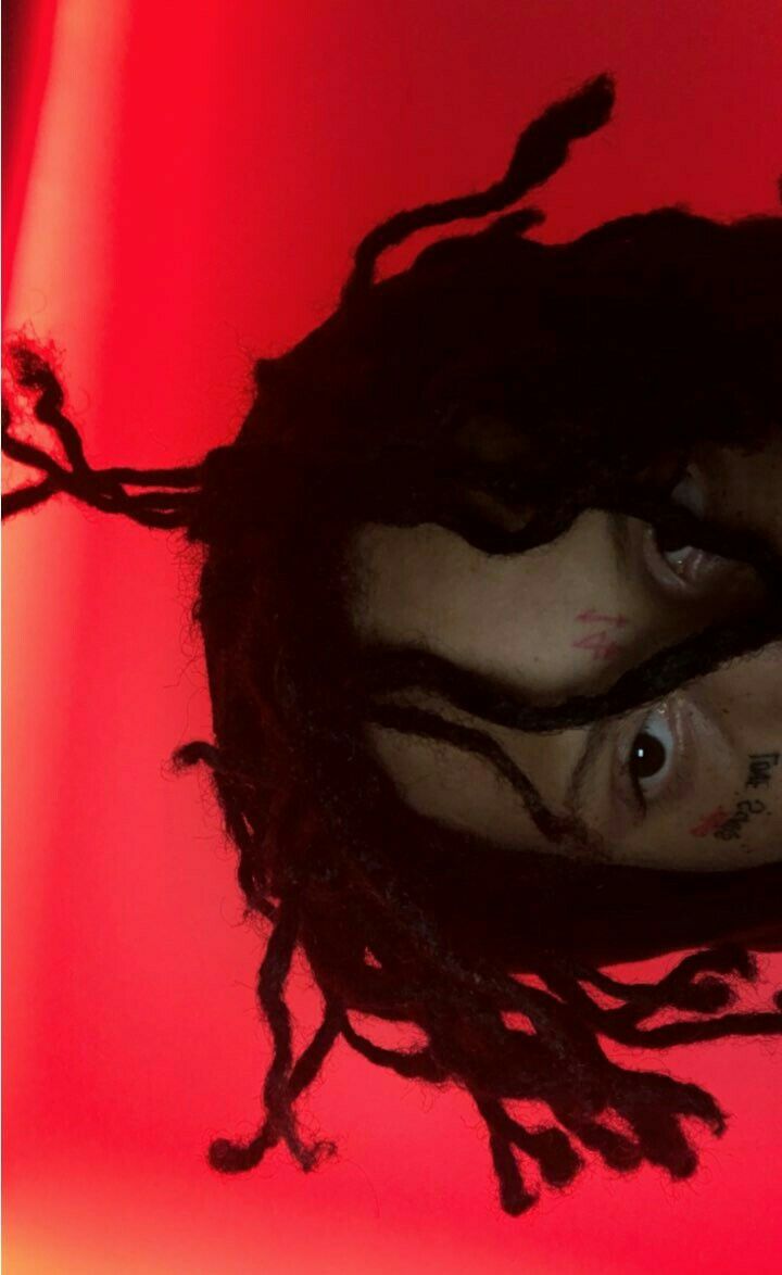 Trippie Redd illustrazione rosso nero, 1400x1880 Full HD Verticale, iPhone Air