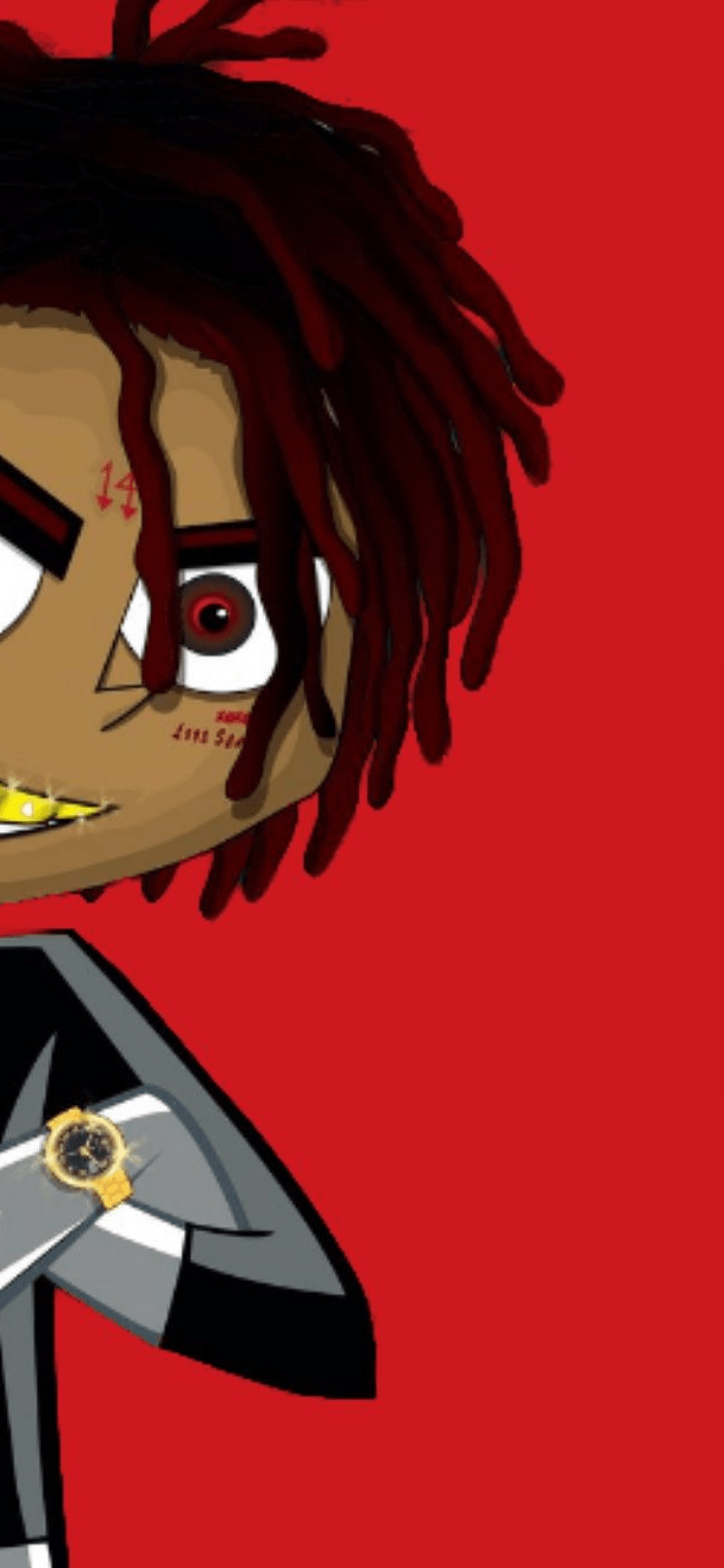 Rapper con dreadlocks, gesti mani, 750x1334 Verticale, iPhone Air
